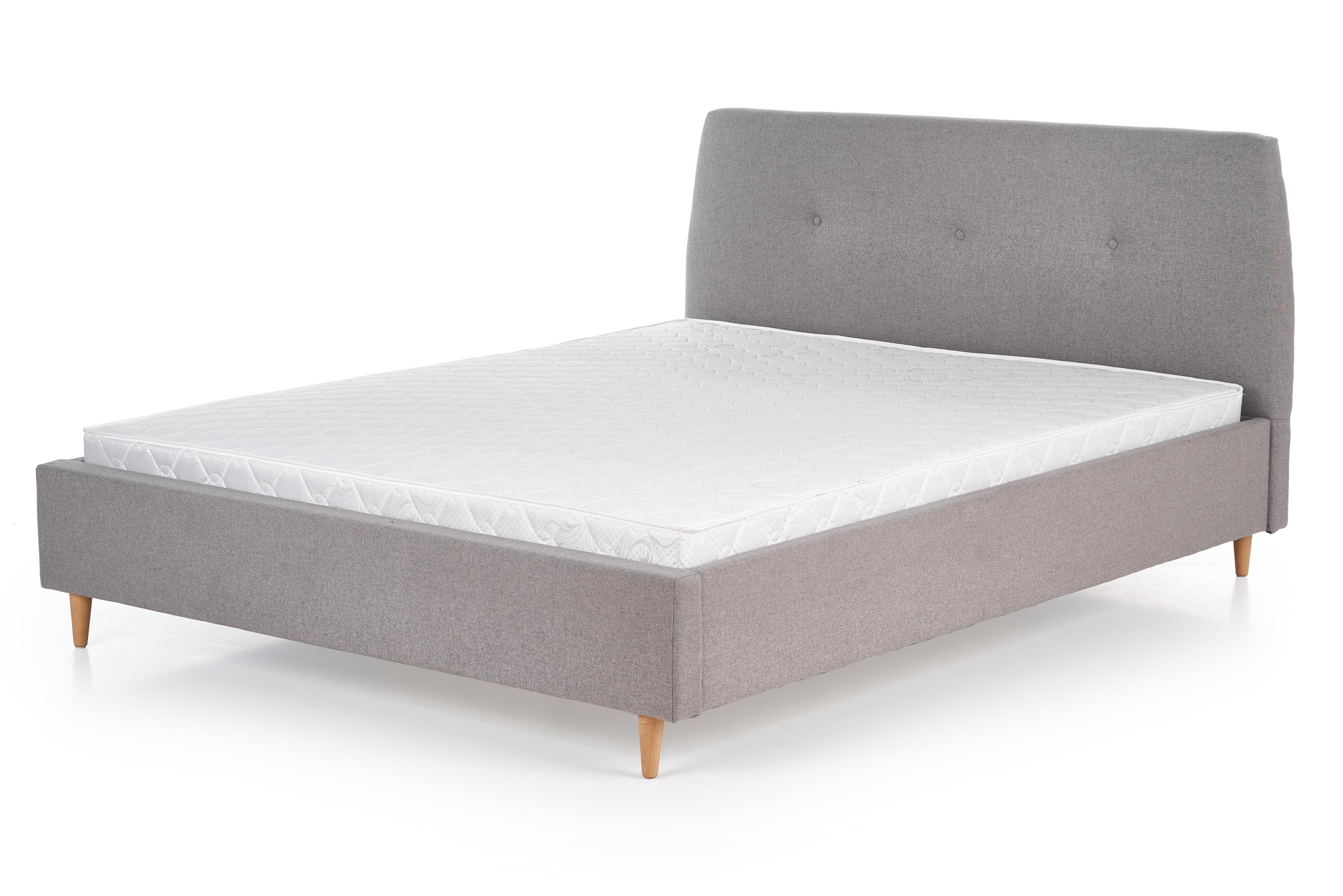Doris kárpitozott ágy - 160x200 cm - hamu postel čalouněné doris 160x200 - popel