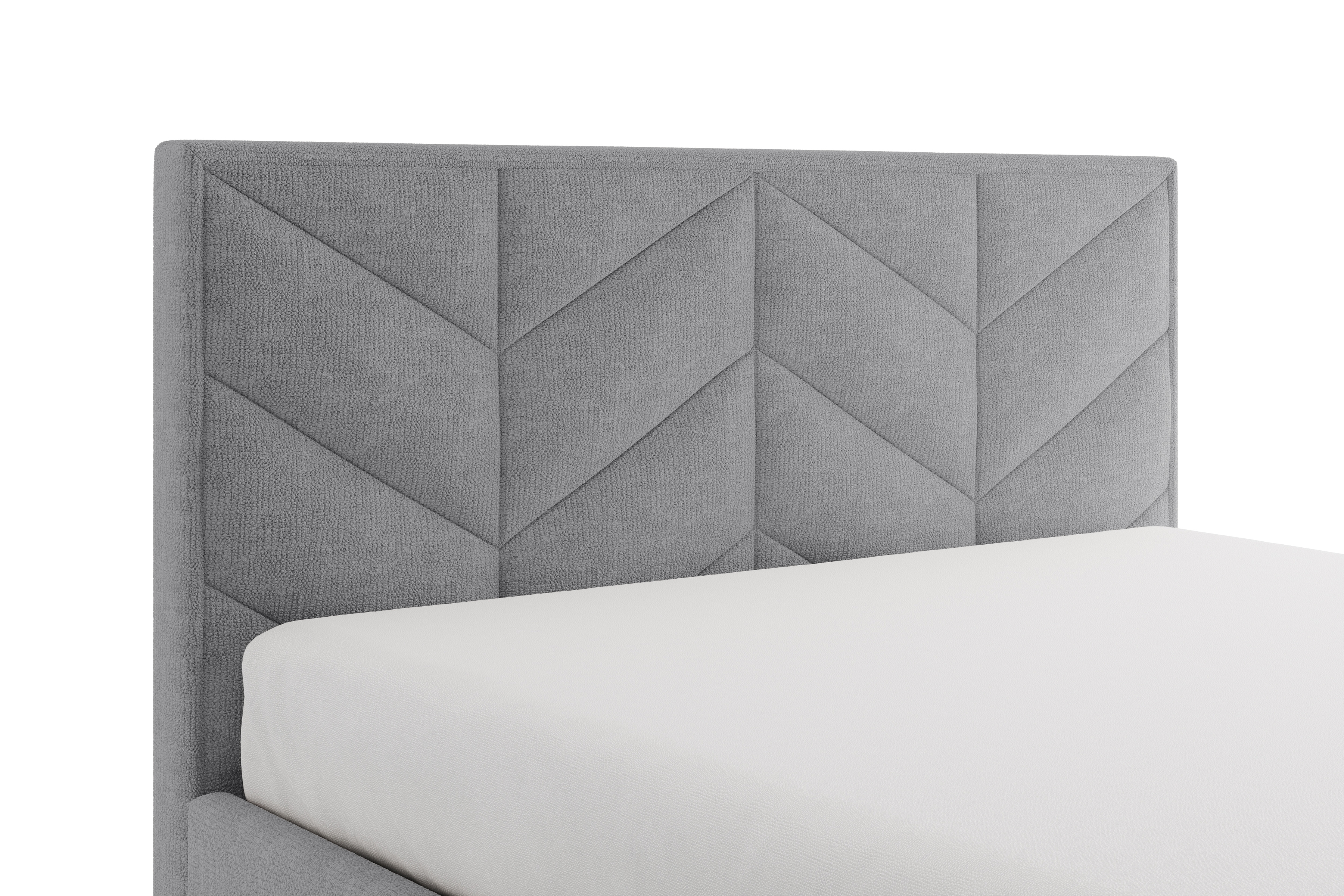 Čalouněná postel Lindi 160x200 s roštem a úložným prostorem - šedá látka Perfect Harmony 82 / černé nohy Postel čalouněné Lindi 160x200 ze stelazem a úložným prostorem - šedá šenil Perfect Harmony 82 / Nohy černá 