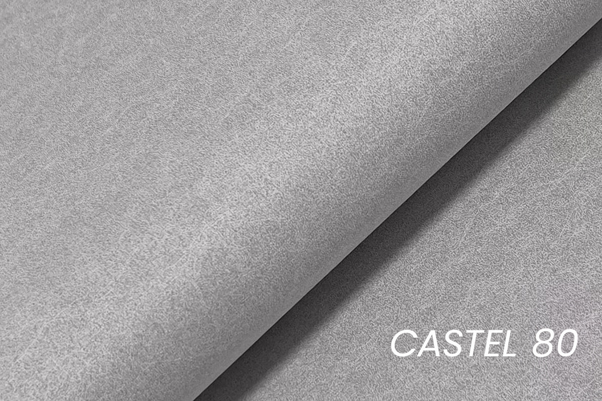 Čalúnená posteľ Nirello 160x200 s úložným priestorom - sivý zamat Castel 80 Posteľ čalúnená Nirello 160x200 S vnútorným úložným priestorom- šedý velúr Castel 80