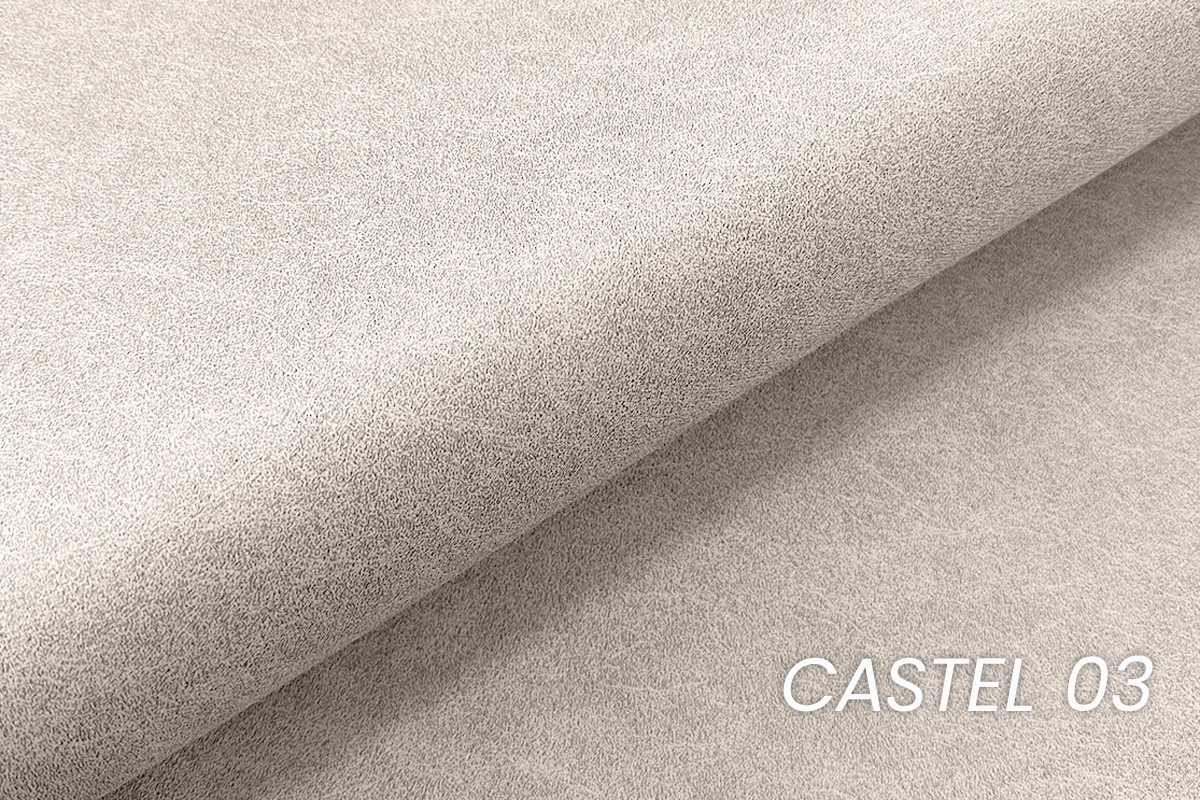 Čalouněná postel Nirello 180x200 s úložným prostorem - světle béžový samet Castel 03 Postel čalouněné Nirello 180x200 s úložným prostorem- světlý béžová samet Castel 03