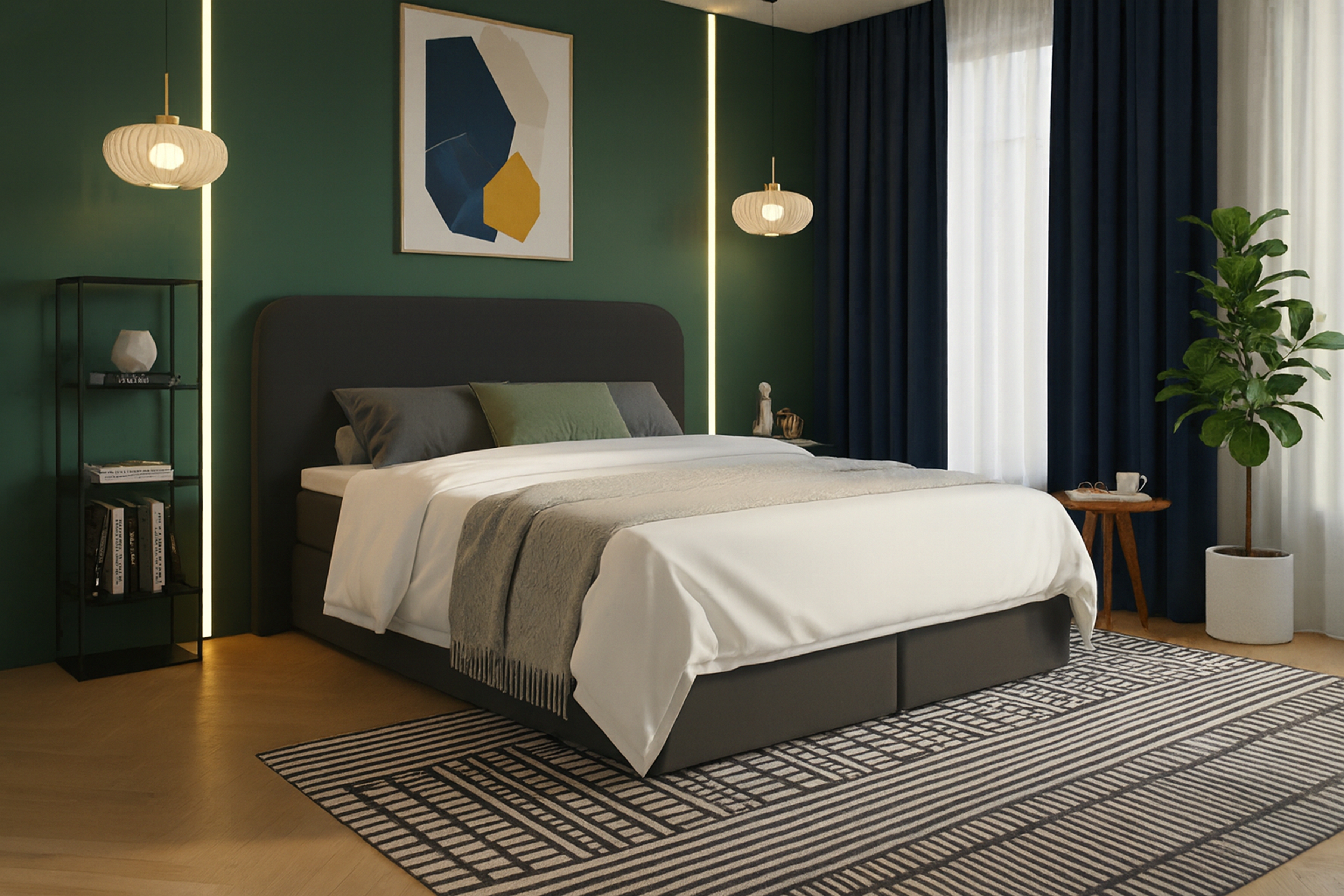 Čalúnená posteľ Rasel 180x200 s úložným priestorom - tmavosivá buklé Quelle 92 Posteľ čalúnená Rasel 180x200 S vnútorným úložným priestorom- Tmavý šedý bukla Quelle 92