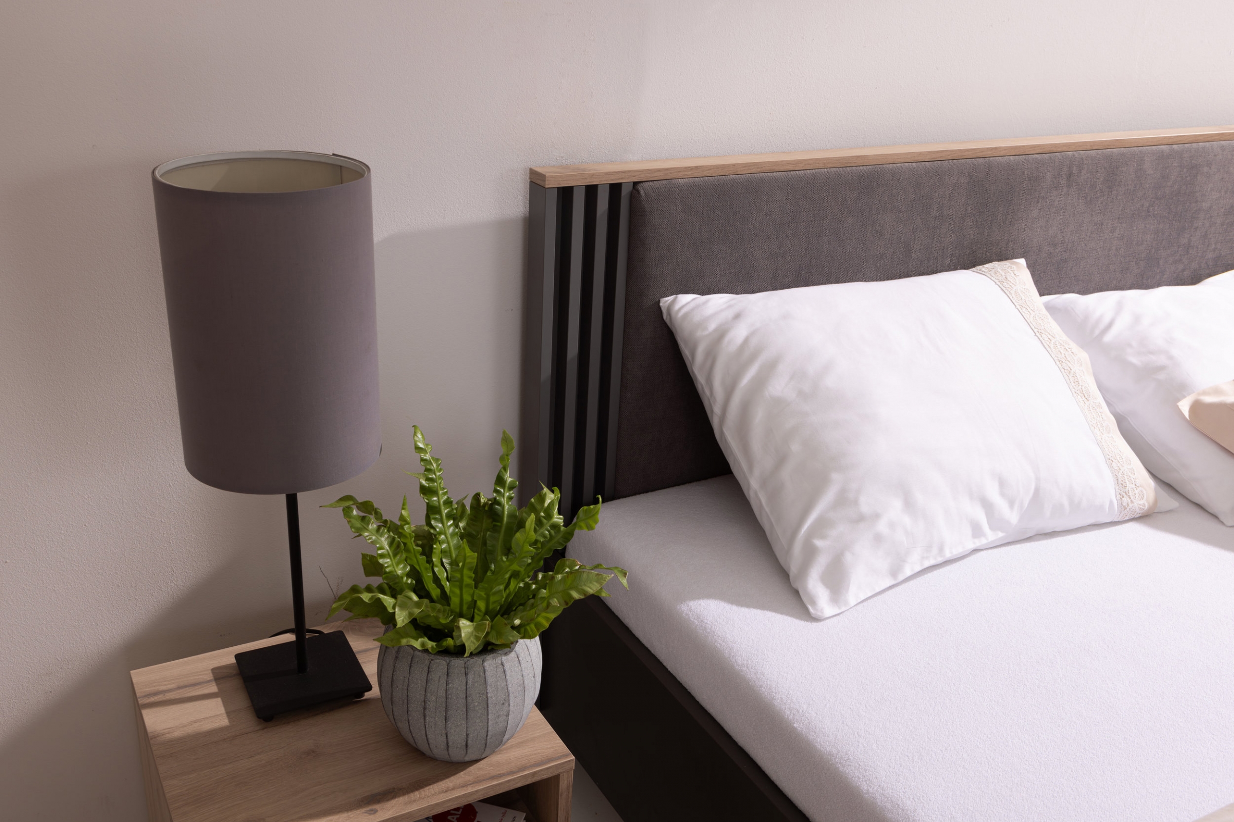 Manželská posteľ Allmo AL17 s úložným priestorom - 160x200 cm - antracit Posteľ s úložným priestorom Allmo AL17 160x200 - Antracytová