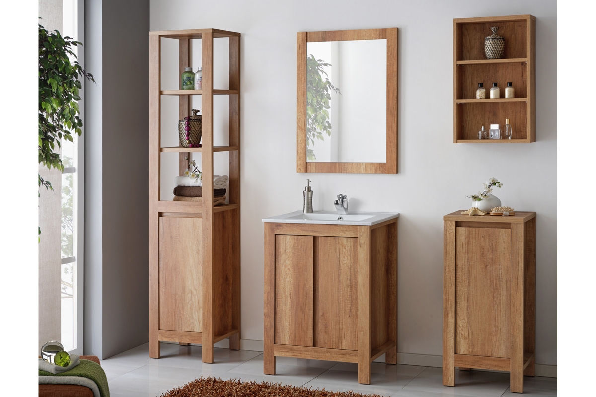 Zrcadlo Classic Oak 840 60 cm Nábytek do lazienki Comad 