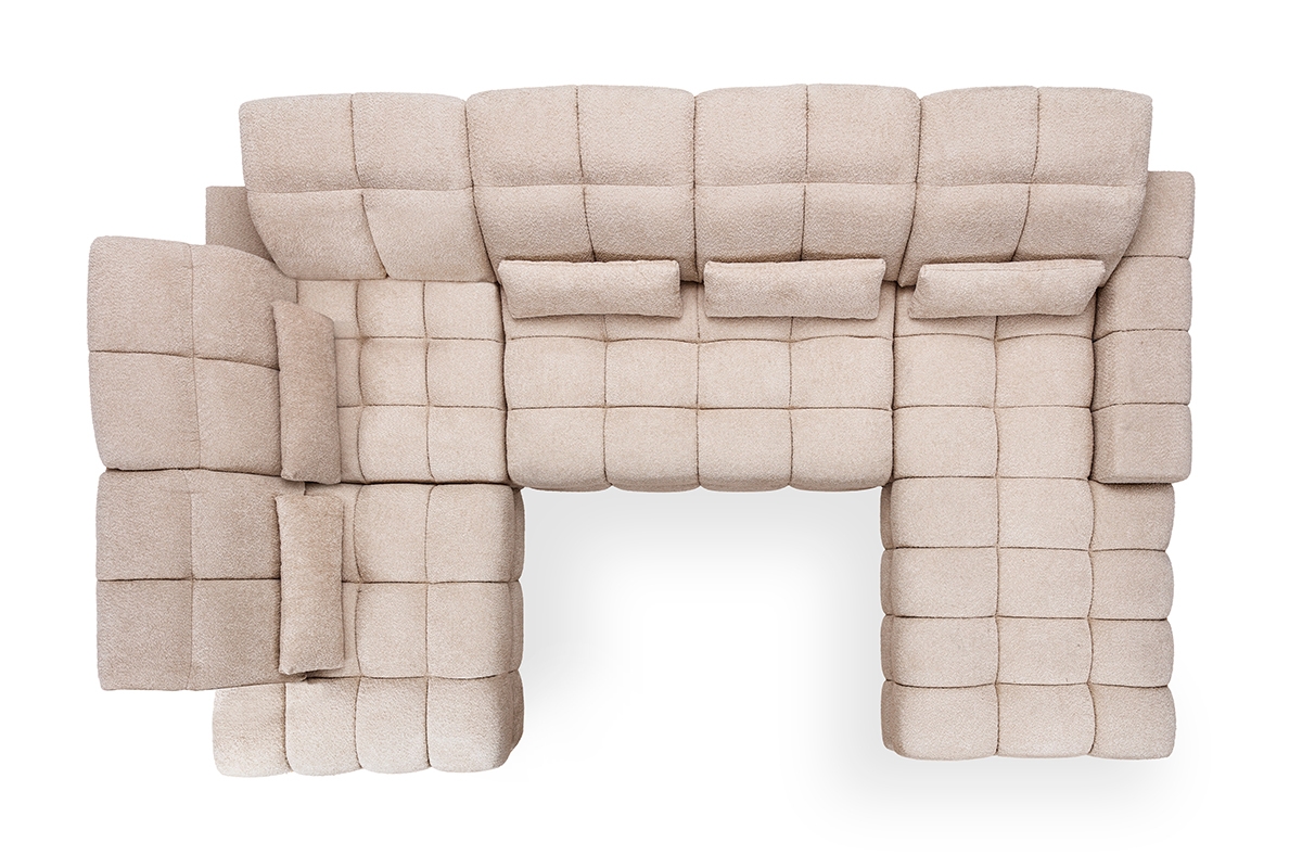 Rohová sedacia súprava Magnelio Prestige U III s elektricky výsuvným sedákom  Rohová sedacia súprava Magnelio Prestige U III s elektricky výsuvným sedákem 