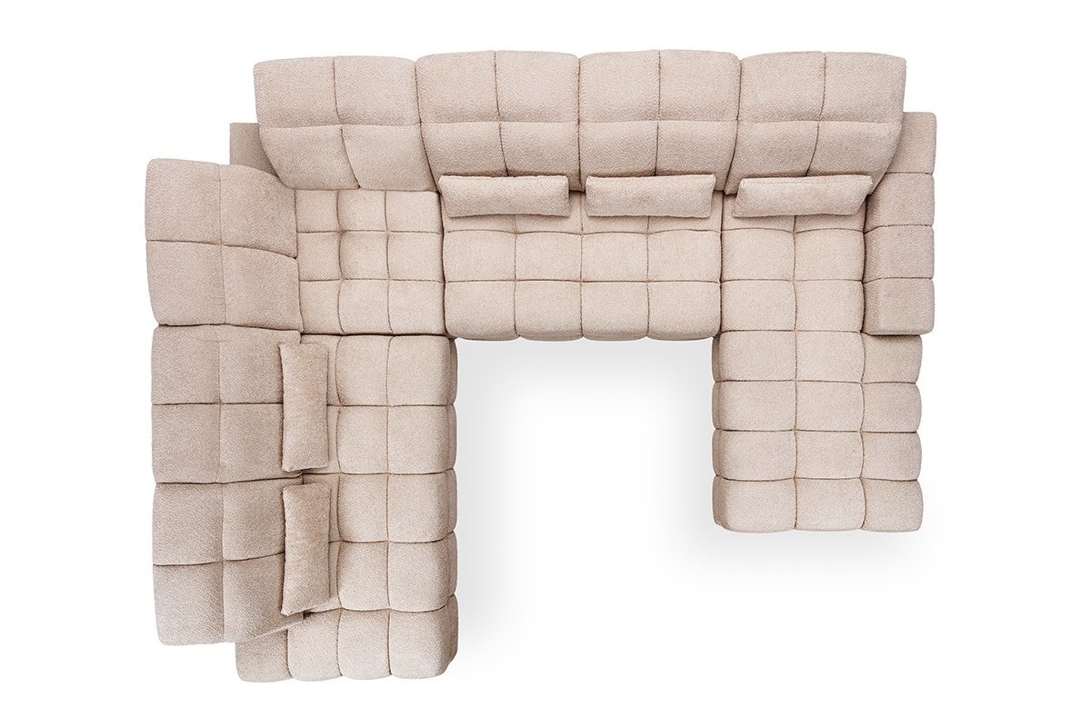 Rohová sedacia súprava Magnelio Prestige U II s elektricky výsuvným sedákom  Rohová sedacia súprava Magnelio Prestige U II s elektricky výsuvným sedákem