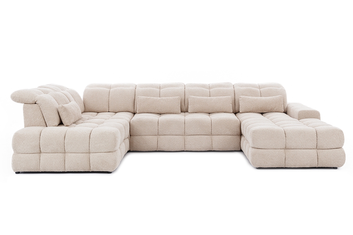 Rohová sedacia súprava Magnelio Prestige U III s elektricky výsuvným sedákom  Rohová sedacia súprava Magnelio Prestige U III s elektricky výsuvným sedákem 