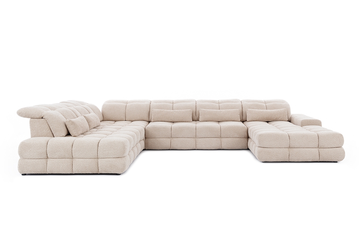 Rohová sedacia súprava Magnelio Prestige U II s elektricky výsuvným sedákom  Rohová sedacia súprava Magnelio Prestige U II s elektricky výsuvným sedákem