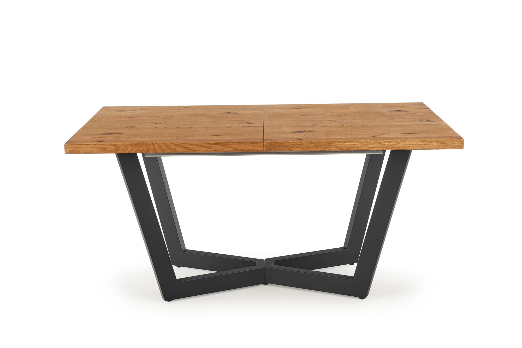 MASSIVE kanapéasztal - világos tölgy/fekete massive stůl rozkladany - Světlý dub/Fekete