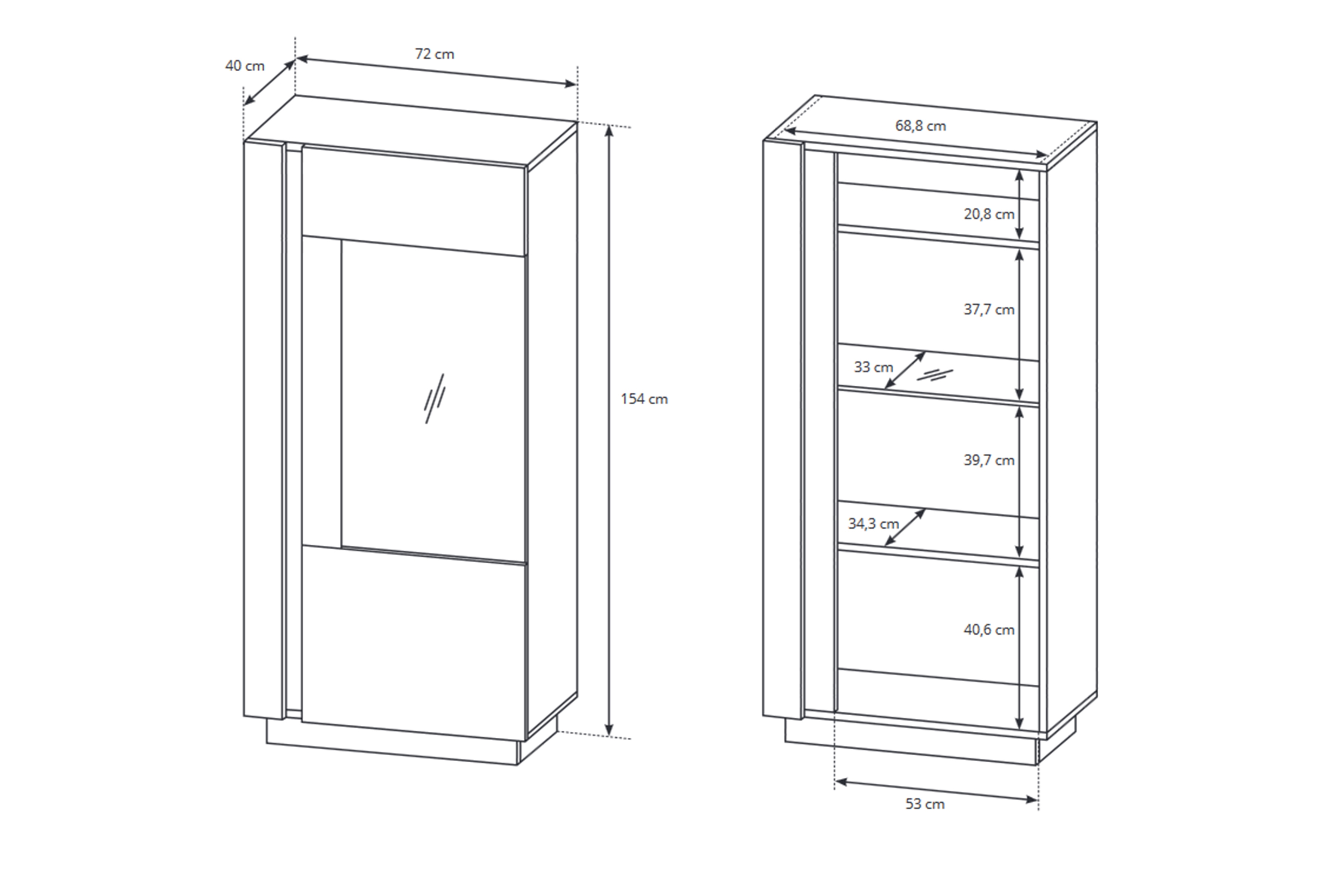 Obývací stěna Arcano - bílá / dub grandson Obývací stěna Arcano do obývacího pokoje - bílá/dub grandson