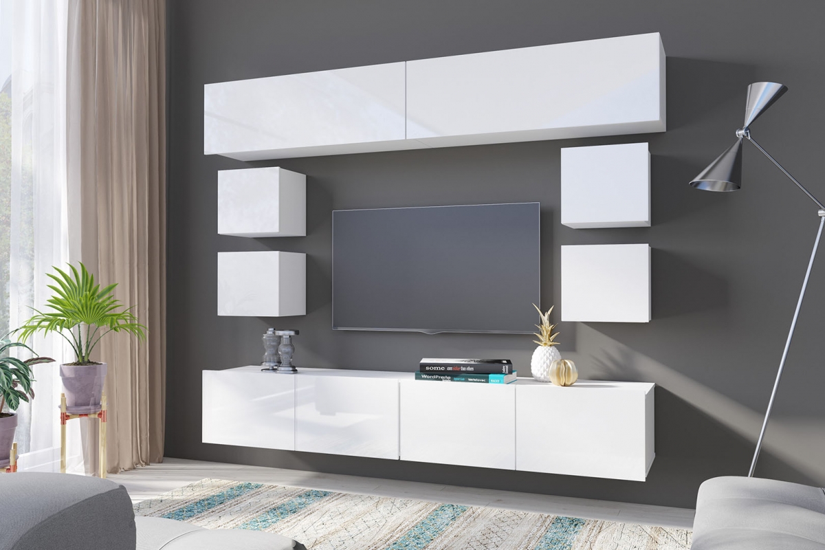 Obývací stěna Celeste XII - bílá Obývací stěna Celeste XII - bílá