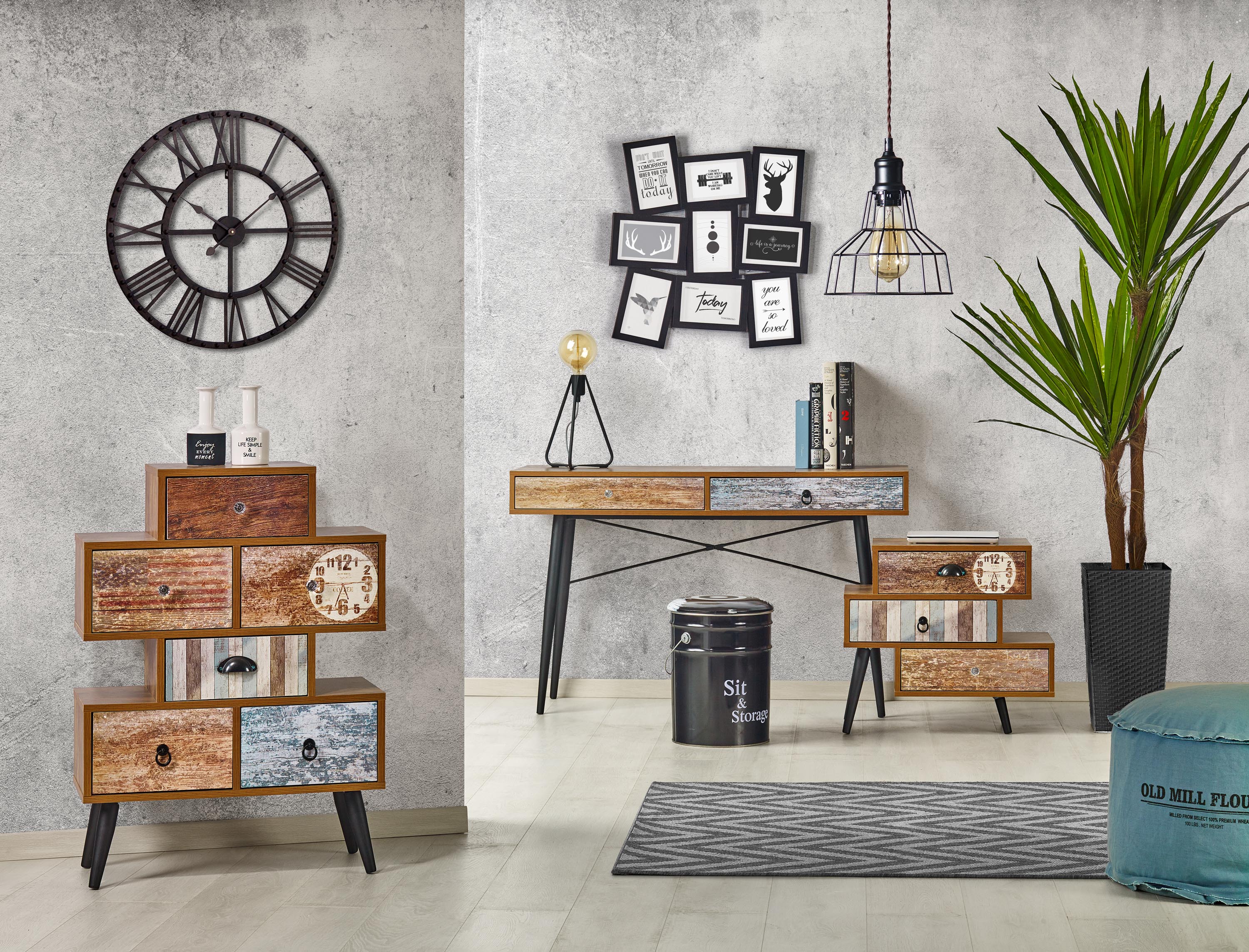 MEZO B1 Písací stôl viacfarebná mezo b1 Písací stôl mnohofarebný