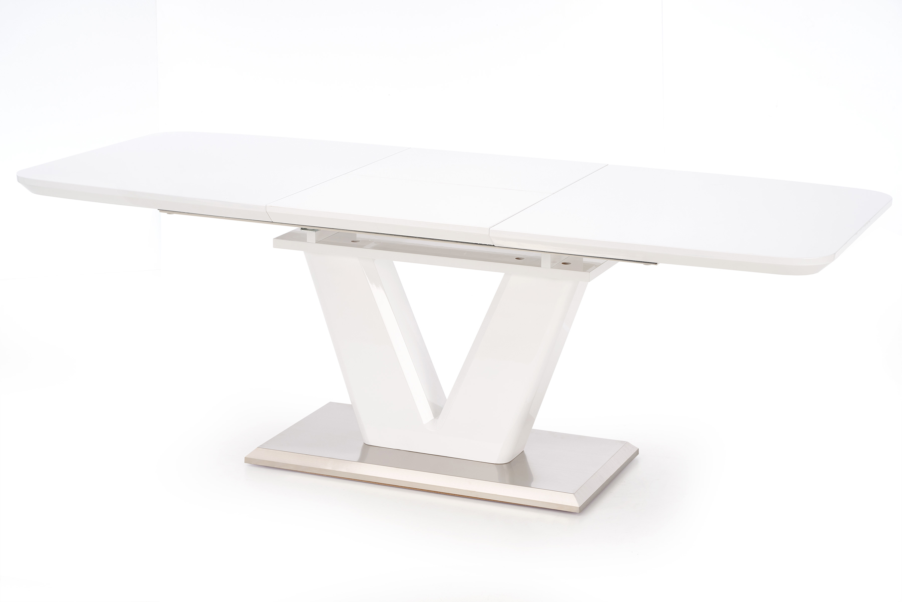Mistral asztal - fényes fehér  mistral stůl Bílý lesk