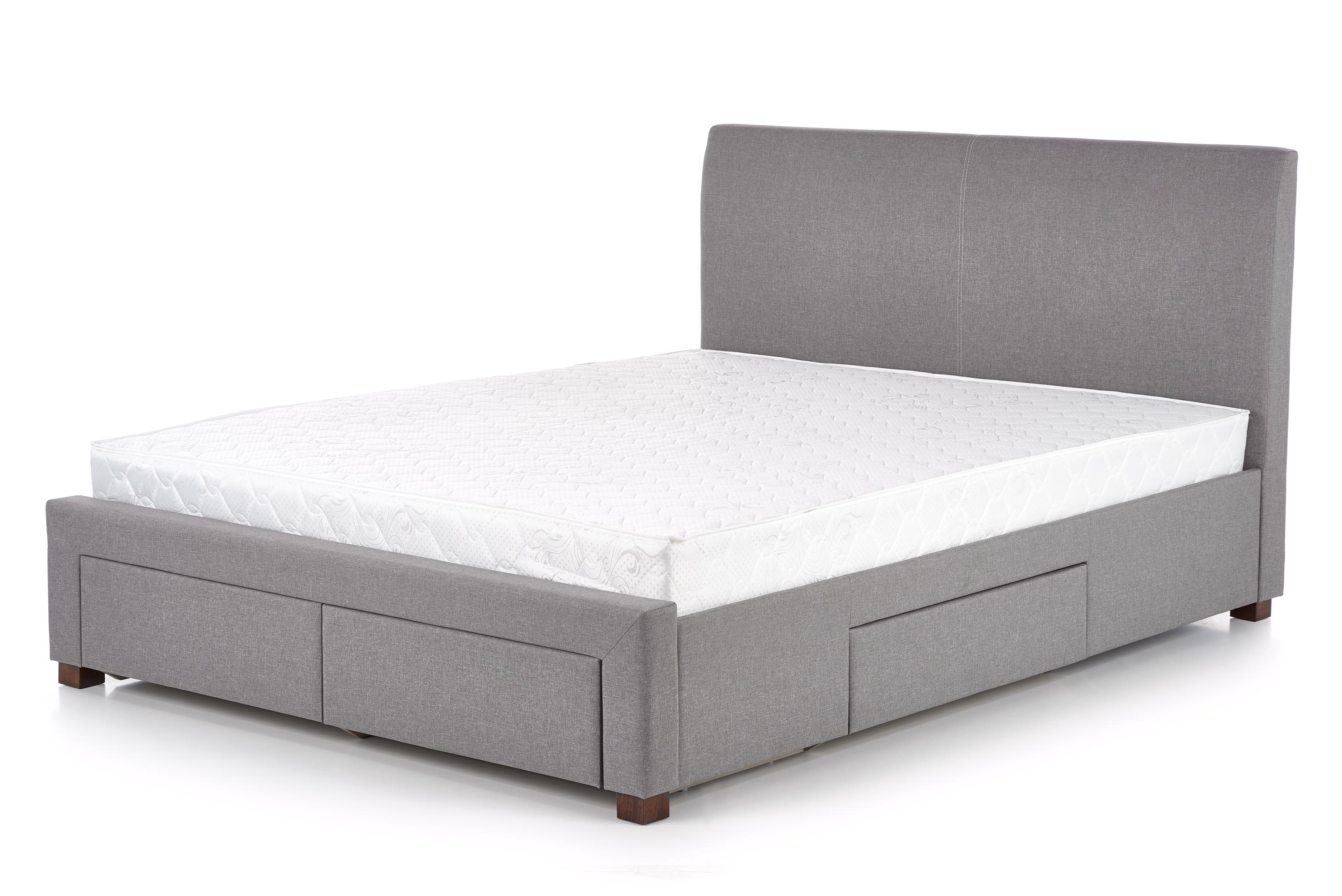 Čalouněná postel Modena 140x200 se zásuvkami - popel modena 140 cm postel čalouněná se zásuvkami popel (6p=1ks.)