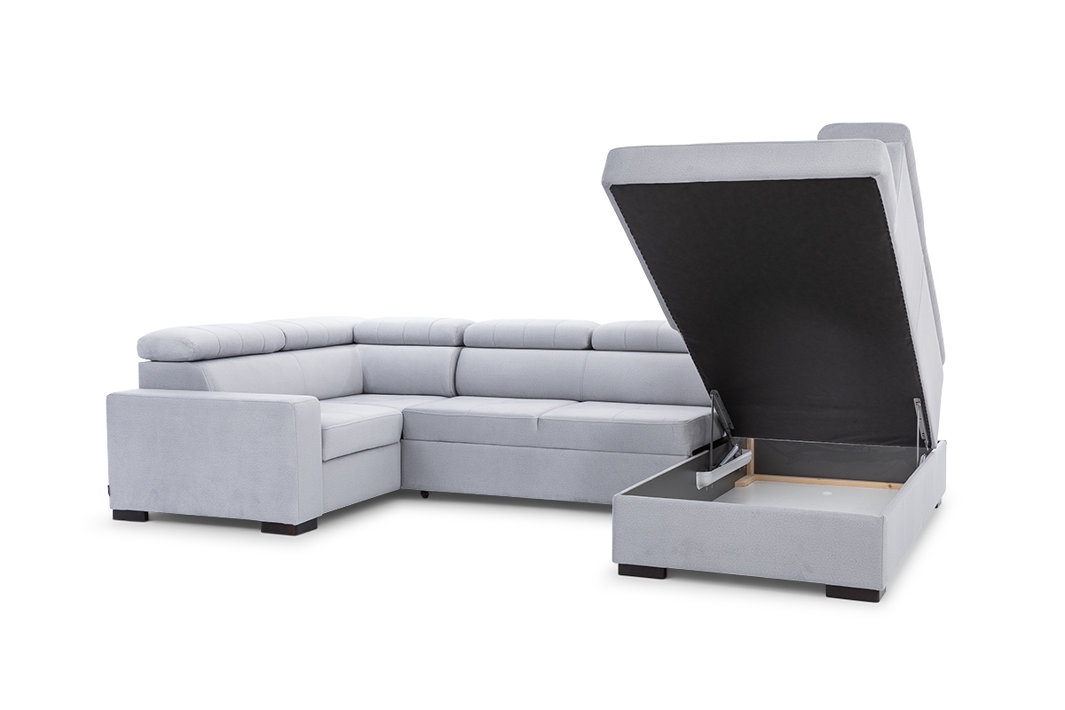 Rozkladacia rohová sedacia súprava Modeno U Rohová sedacia súprava Modeno U s úložným priestorom na posciel 