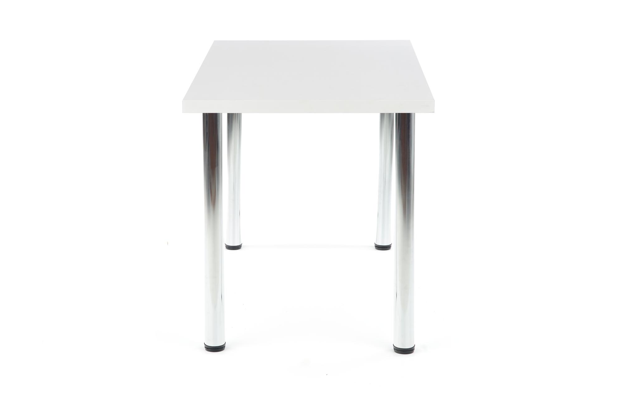 MODEX 120 asztal, asztallap - fehér, lábak - króm modex 120 stůl Barva Deska - Bílý, Nohy - Chromovaný