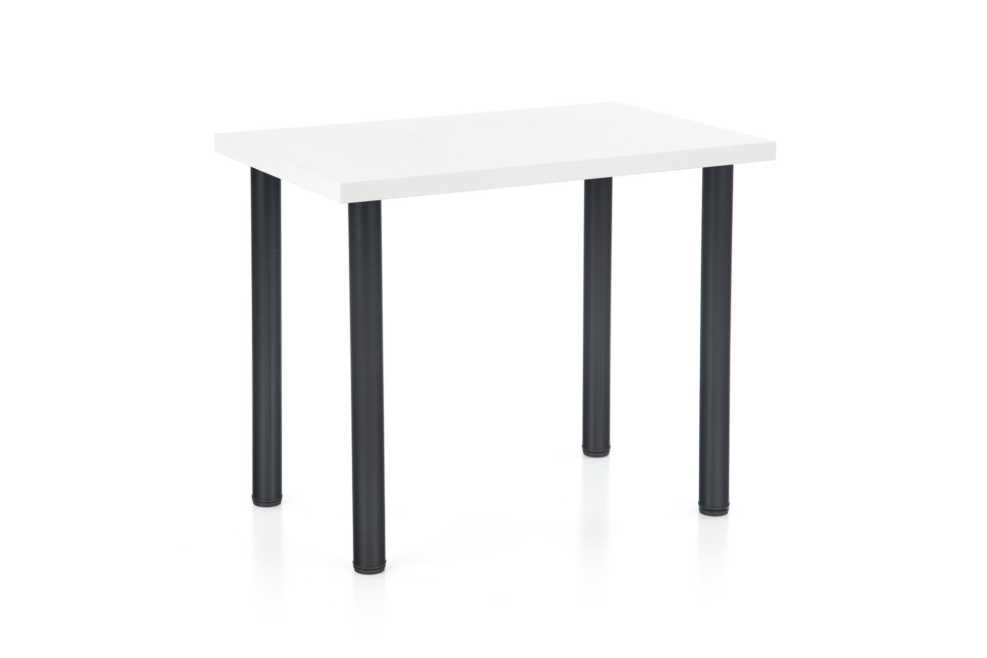 MODEX 2 90 asztal, asztallap - fehér, lábak - fekete modex 2 90 stůl Barva Deska - Bílá, Nohy - Černé