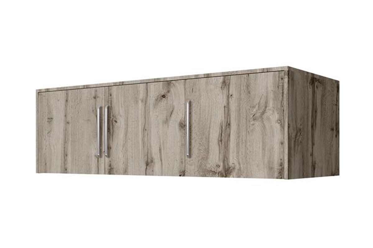 Nástavec na skříň Bali 147 cm - dub wellington nástavec s úchyty