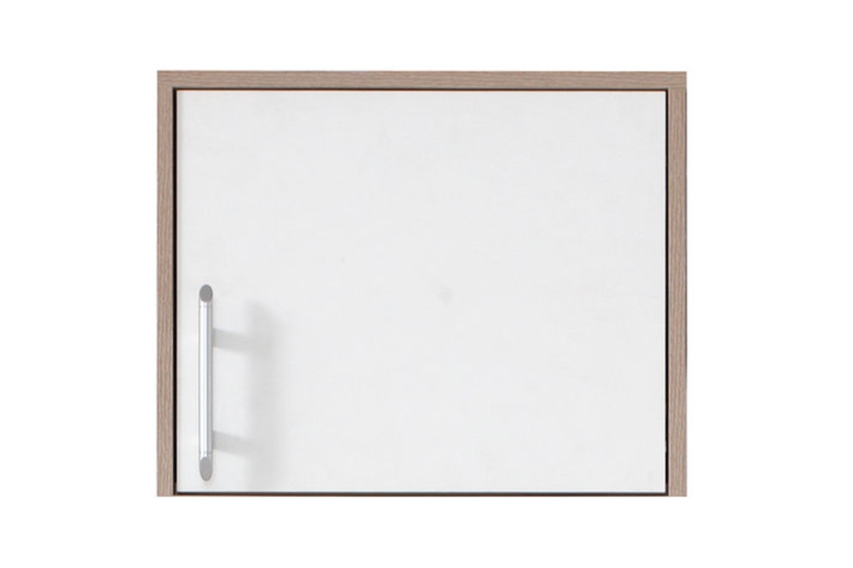 Nadstavec do skrine Smart SRN5 - 50 cm - biely lux / dub sonoma Nadstavec do vysokej  skrine