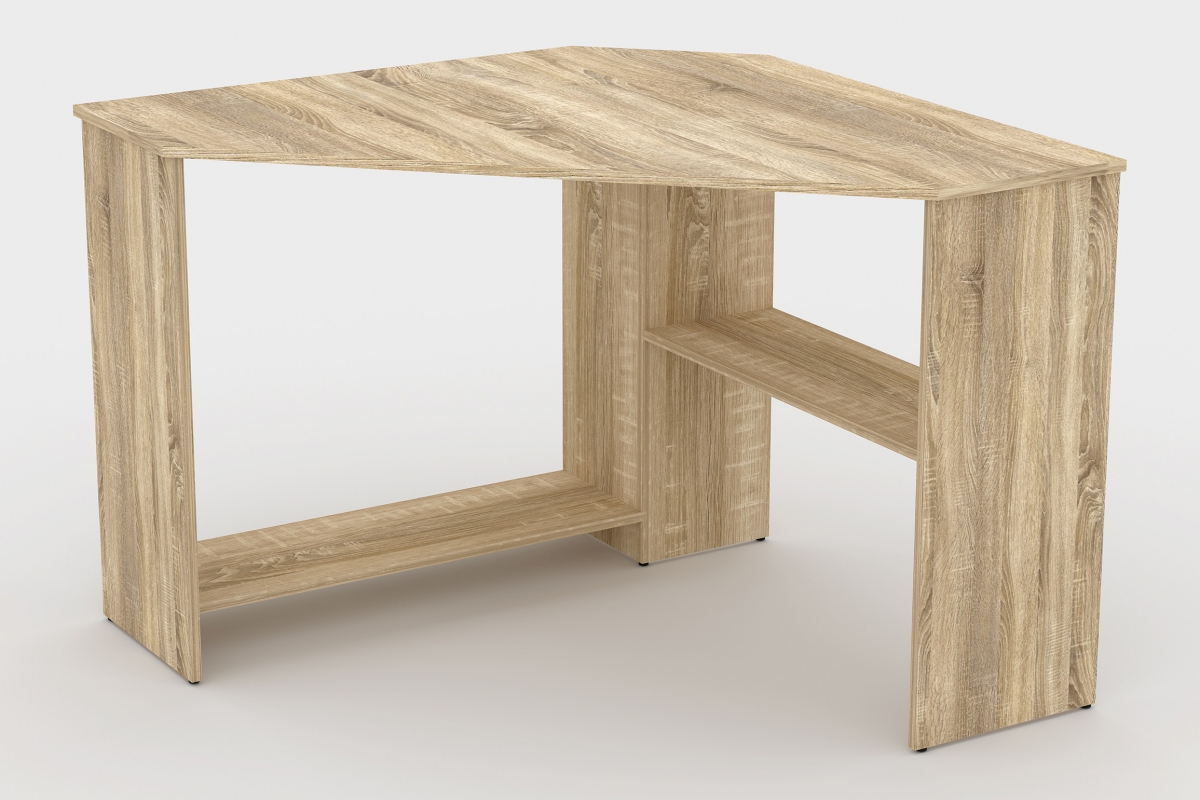 Rohový psací stůl Rino 80x80 cm - dub sonoma Narozne psací stůl Rino - dub sonoma