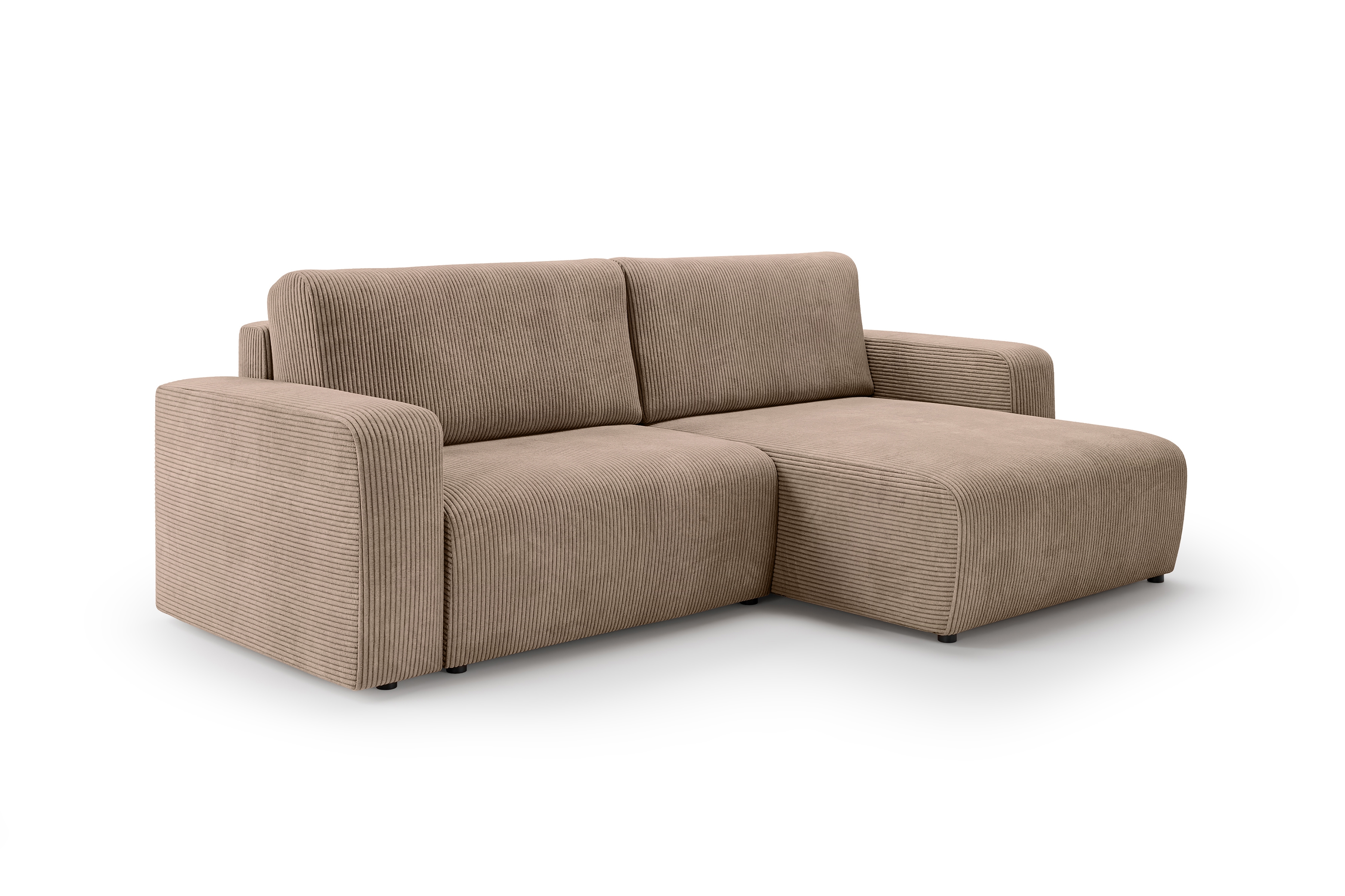 Rozkládací rohová sedací souprava Avia L - hnědá Lincoln 17 Rohová sedací souprava Avia L rozkládací uniwersalny prawo/levá - hnědá manšestr Lincoln 17 