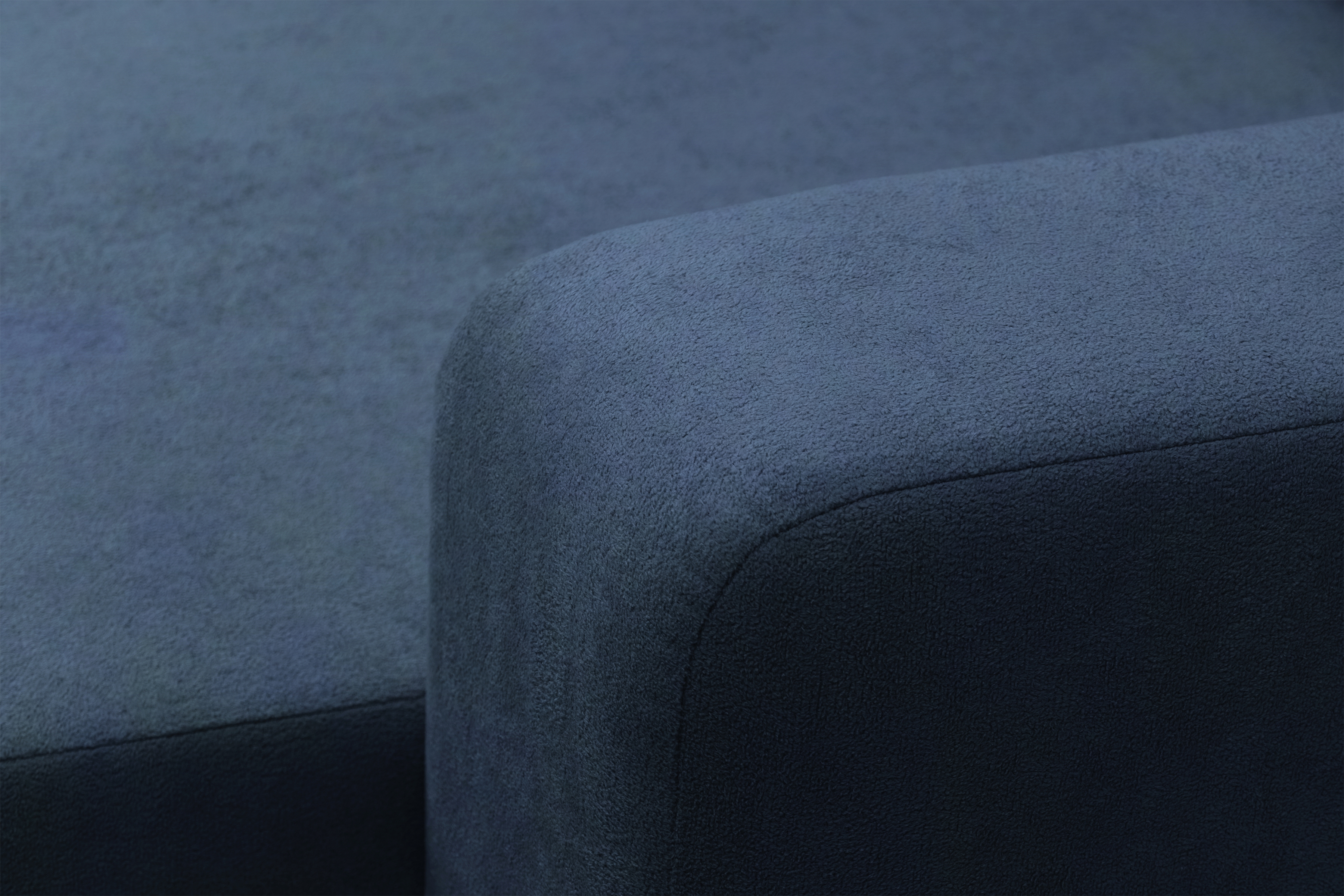 Rozkládací rohová sedací souprava Avia L - tmavě modrá Gerra 125 Rohová sedací souprava Avia Maxi rozkládací uniwersalny prawo/levá - tmavě modrá boucle Gerra 125