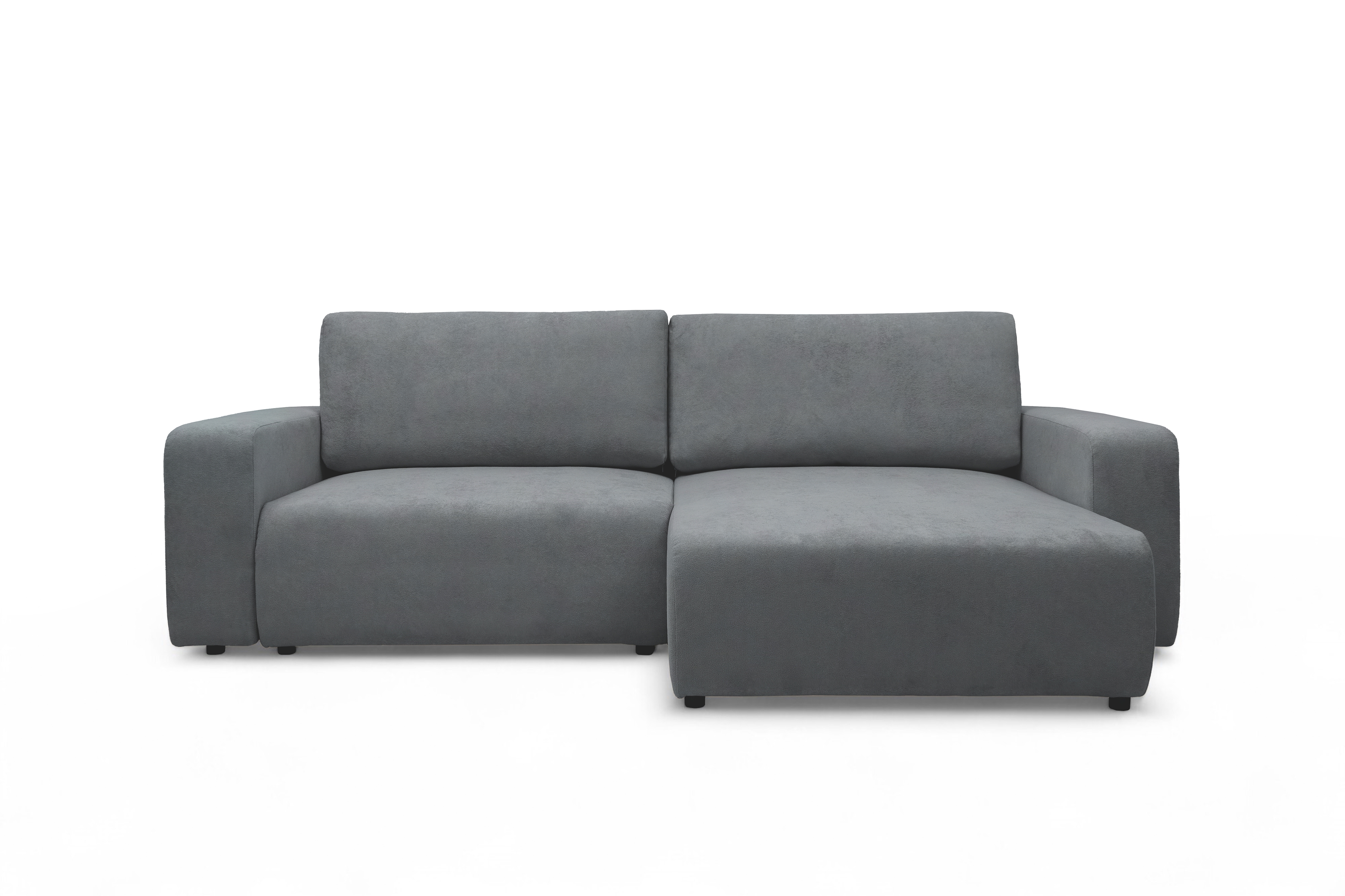 Rozkládací rohová sedací souprava Avia L - šedá Gerra 70 Rohová sedací souprava Avia Maxi rozkládací uniwersalny prawo/levá - šedá boucle Gerra 70