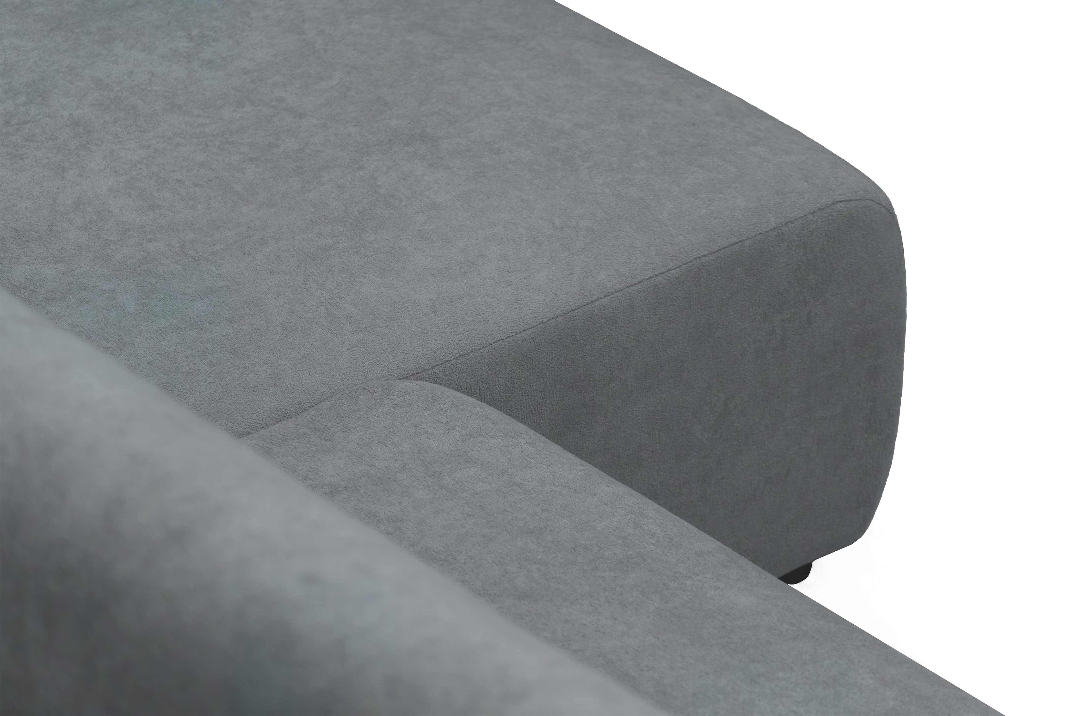 Rozkládací rohová sedací souprava Avia L - šedá Gerra 70 Rohová sedací souprava Avia Maxi rozkládací uniwersalny prawo/levá - šedá boucle Gerra 70