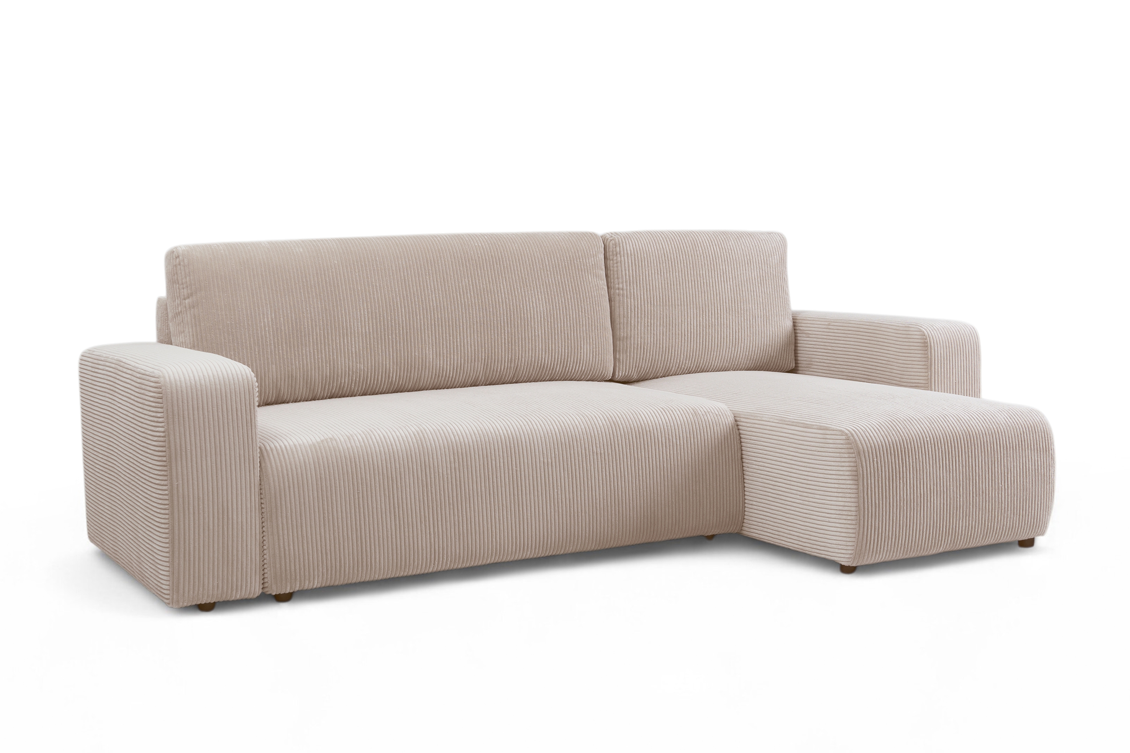 Rozkladacia rohová sedacia súprava Avia Mini univerzálna - béžový menčester Anafi 22 Rohová sedacia súprava Avia Mini s funkciou spánku uniwersalny prawo/Ľavá strana - béžový MENČESTER Anafi 22 