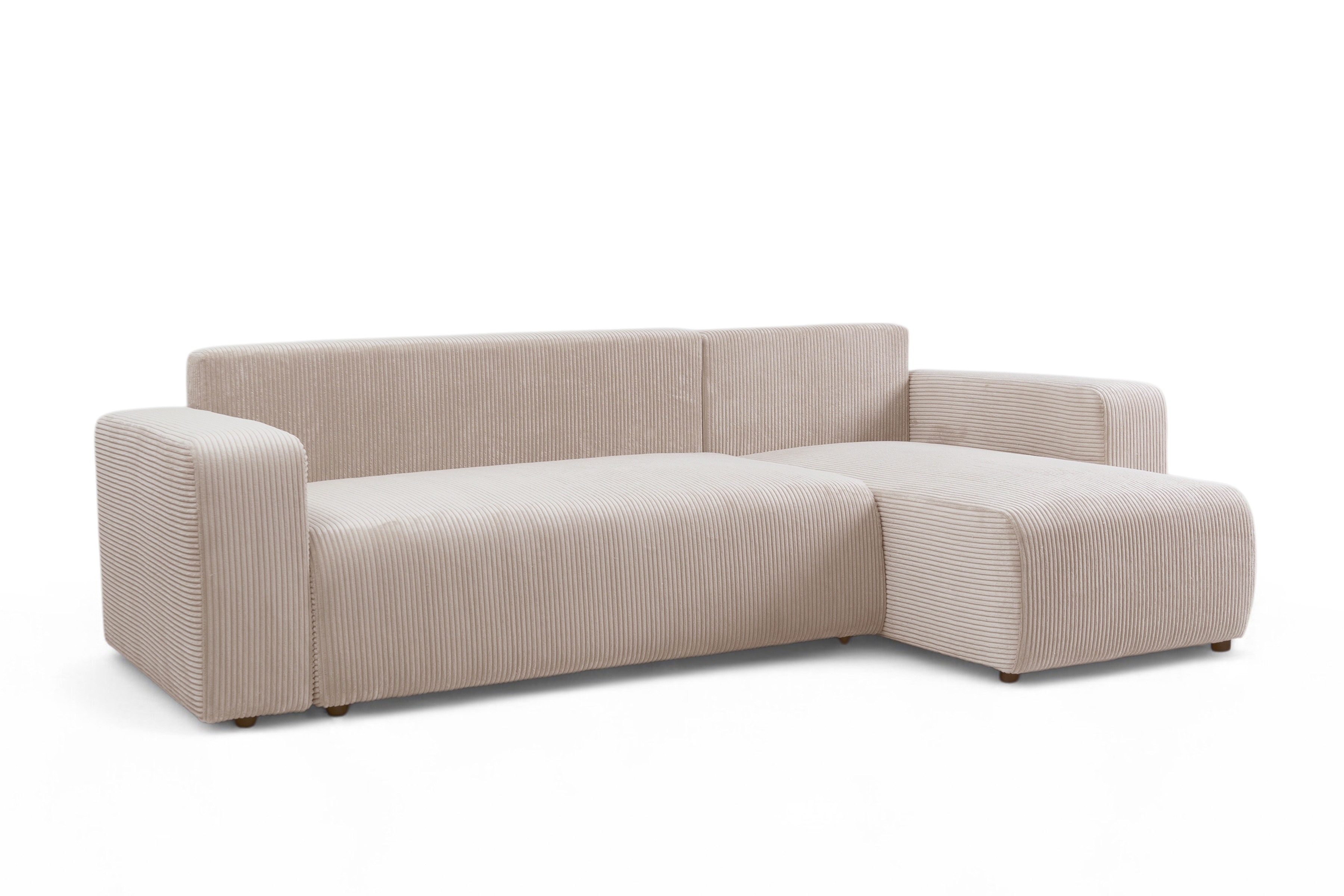 Rozkladacia rohová sedacia súprava Avia Mini univerzálna - béžový menčester Anafi 22 Rohová sedacia súprava Avia Mini s funkciou spánku uniwersalny prawo/Ľavá strana - béžový MENČESTER Anafi 22 