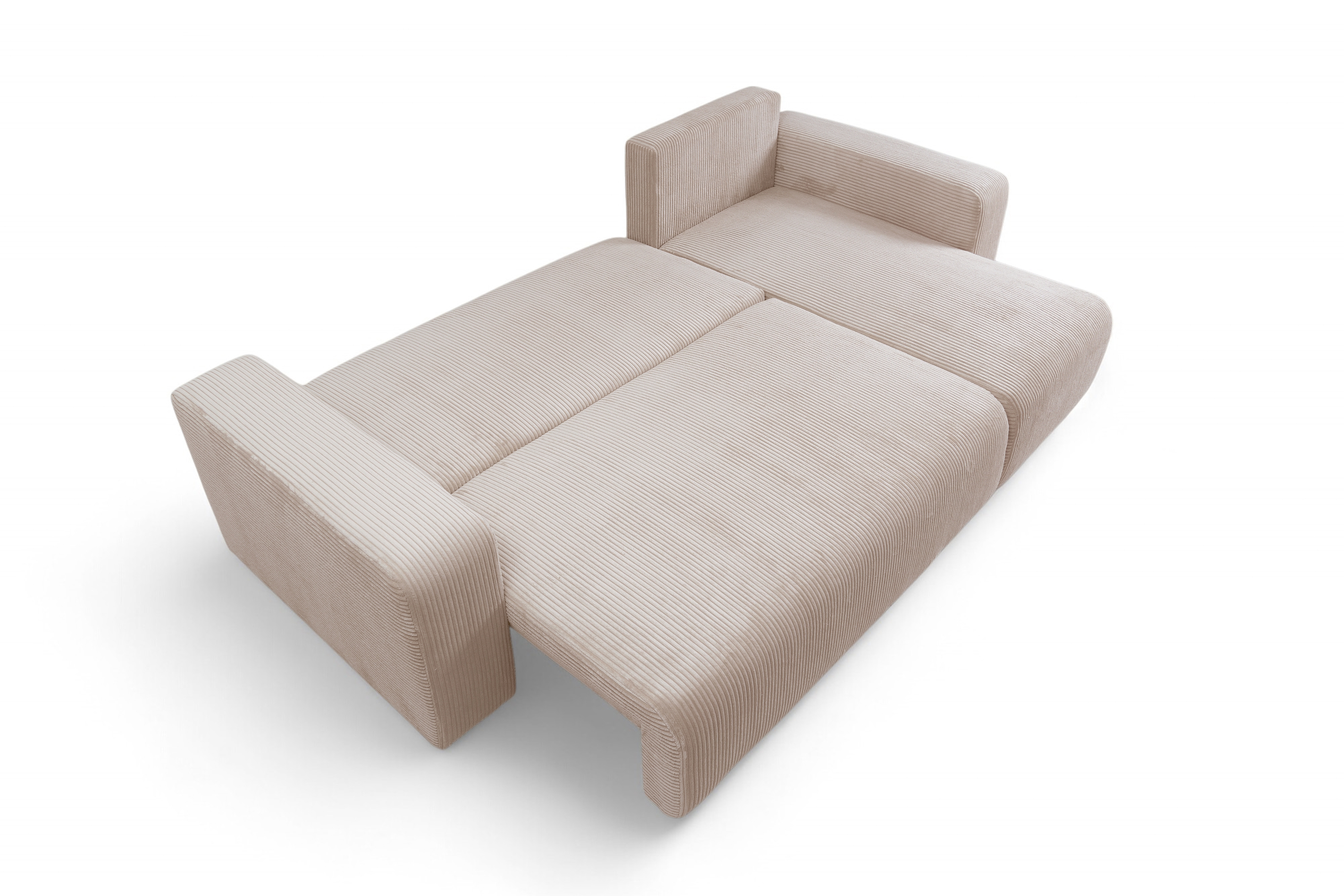 Rozkladacia rohová sedacia súprava Avia Mini univerzálna - béžový menčester Anafi 22 Rohová sedacia súprava Avia Mini s funkciou spánku uniwersalny prawo/Ľavá strana - béžový MENČESTER Anafi 22 