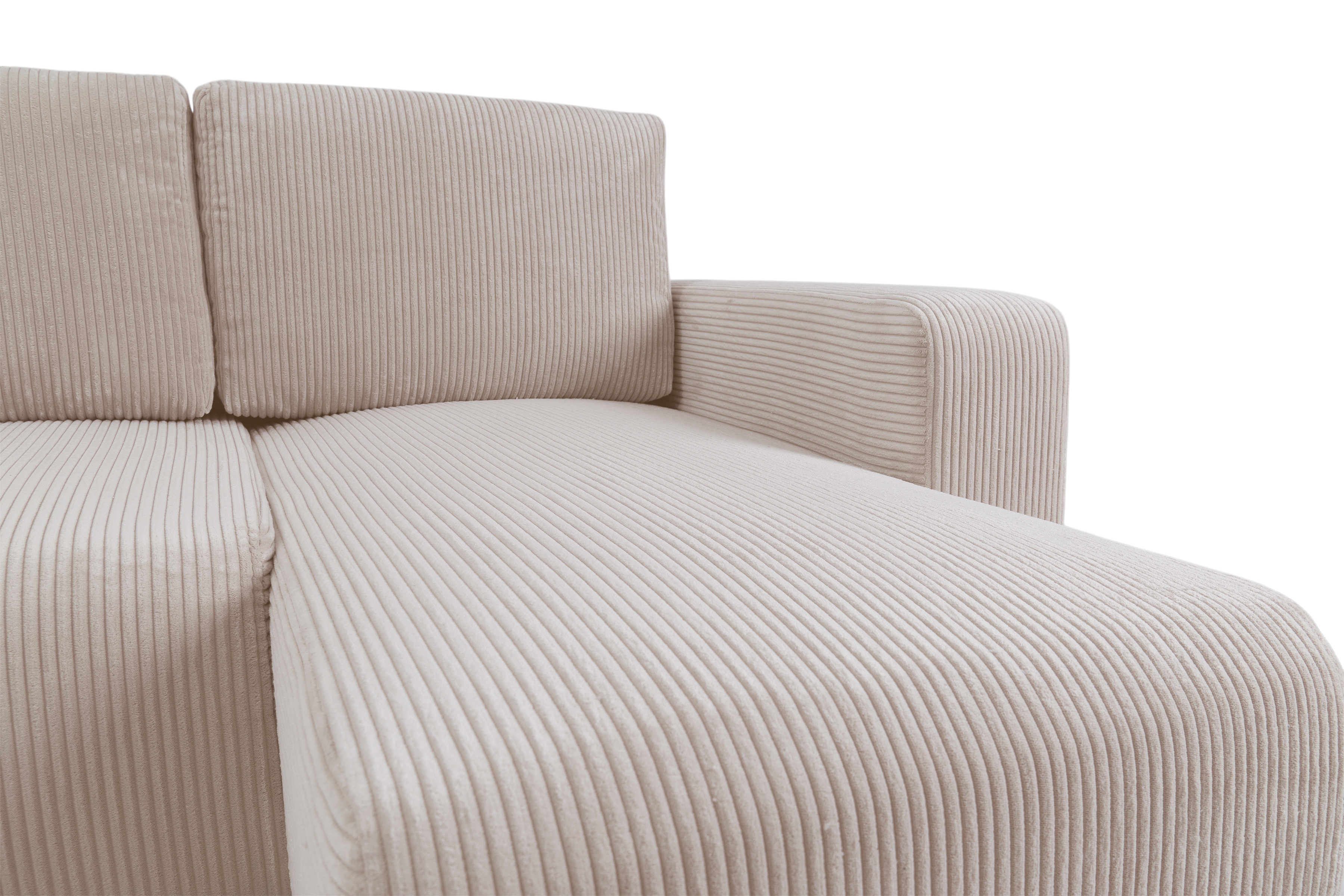 Rozkladacia rohová sedacia súprava Avia Mini univerzálna - béžový menčester Anafi 22 Rohová sedacia súprava Avia Mini s funkciou spánku uniwersalny prawo/Ľavá strana - béžový MENČESTER Anafi 22 