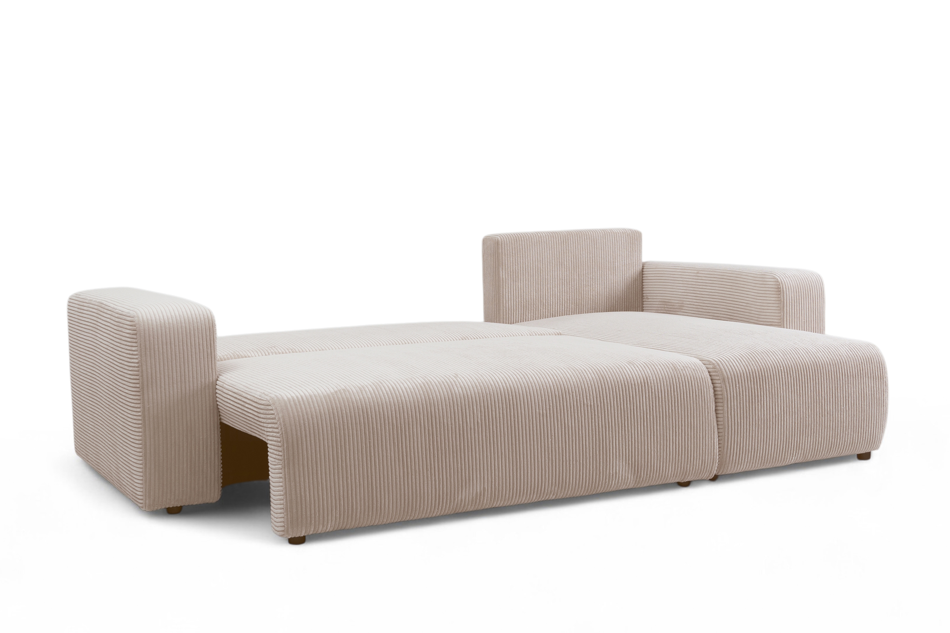 Rozkladacia rohová sedacia súprava Avia Mini univerzálna - béžový menčester Anafi 22 Rohová sedacia súprava Avia Mini s funkciou spánku uniwersalny prawo/Ľavá strana - béžový MENČESTER Anafi 22 