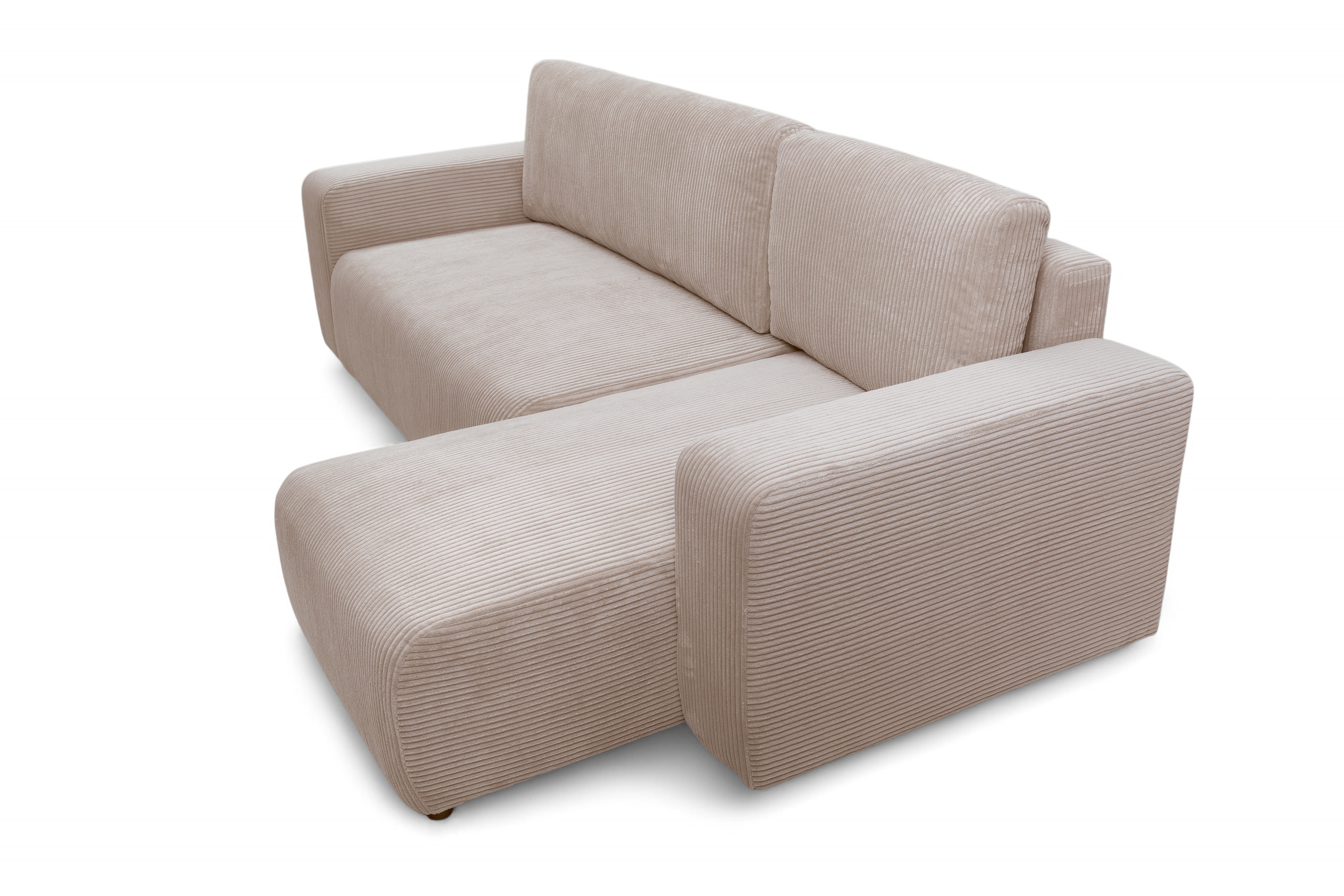 Rozkladacia rohová sedacia súprava Avia Mini univerzálna - béžový menčester Anafi 22 Rohová sedacia súprava Avia Mini s funkciou spánku uniwersalny prawo/Ľavá strana - béžový MENČESTER Anafi 22 