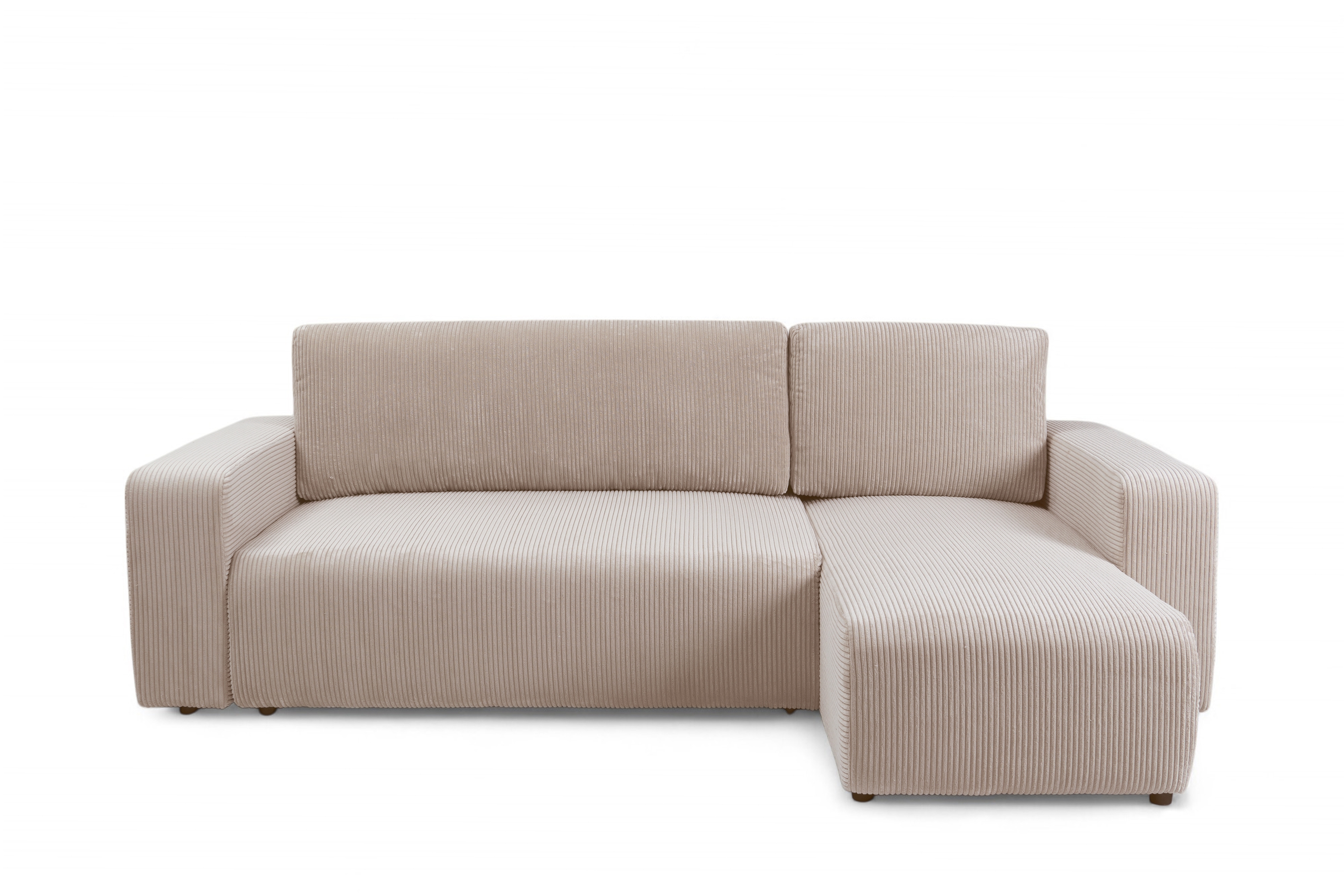 Rozkladacia rohová sedacia súprava Avia Mini univerzálna - béžový menčester Anafi 22 Rohová sedacia súprava Avia Mini s funkciou spánku uniwersalny prawo/Ľavá strana - béžový MENČESTER Anafi 22 