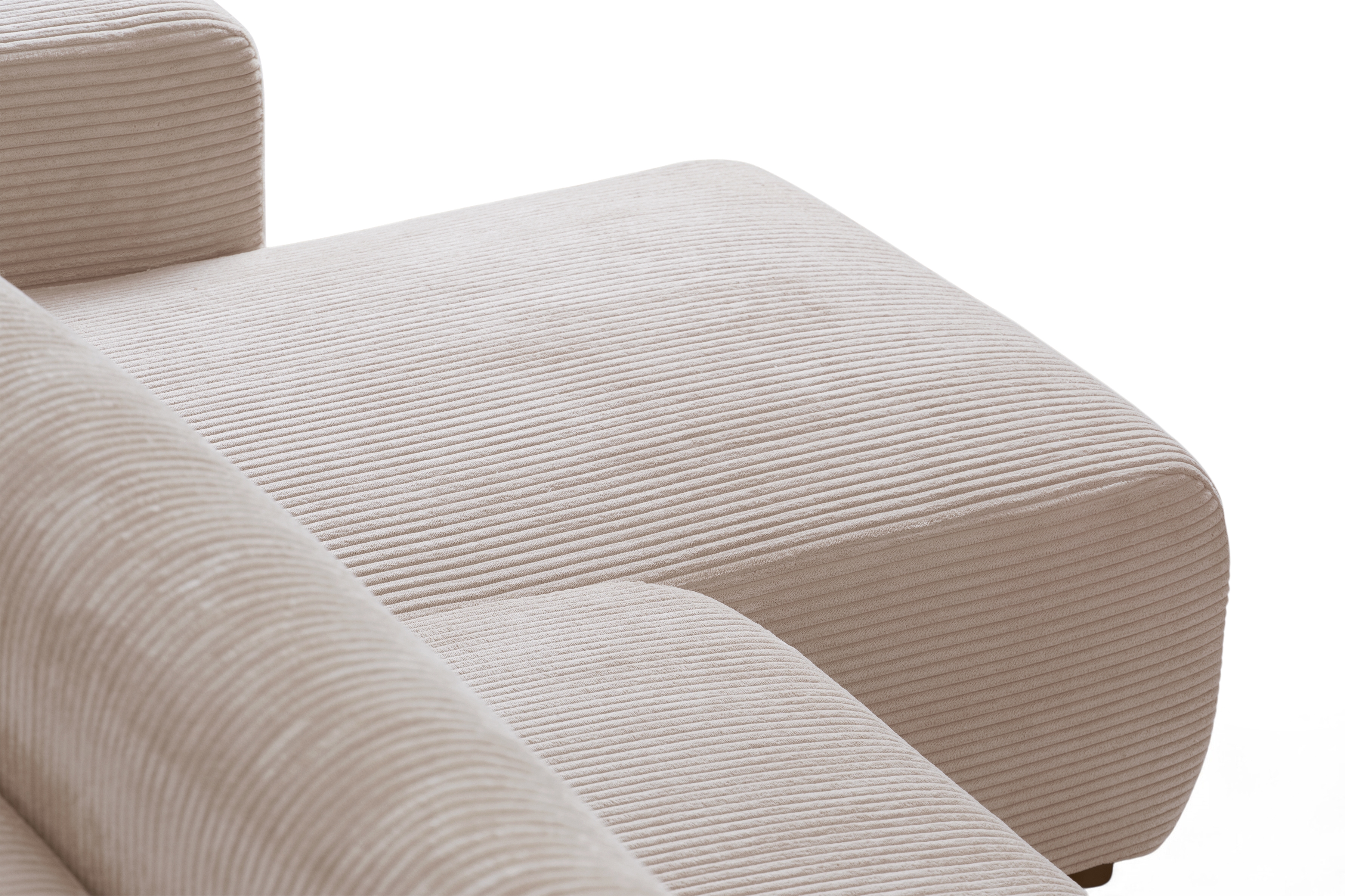 Rozkladacia rohová sedacia súprava Avia Mini univerzálna - béžový menčester Anafi 22 Rohová sedacia súprava Avia Mini s funkciou spánku uniwersalny prawo/Ľavá strana - béžový MENČESTER Anafi 22 