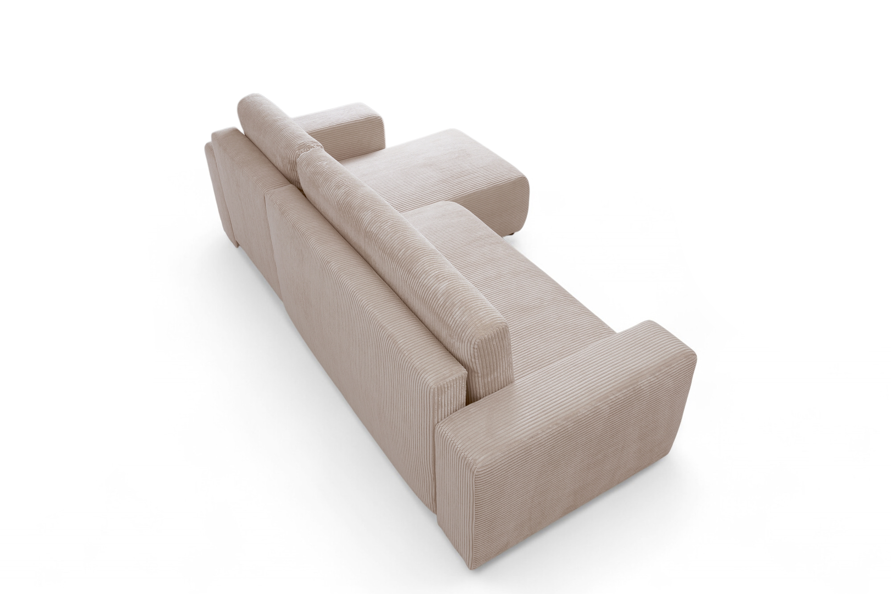 Rozkladacia rohová sedacia súprava Avia Mini univerzálna - béžový menčester Anafi 22 Rohová sedacia súprava Avia Mini s funkciou spánku uniwersalny prawo/Ľavá strana - béžový MENČESTER Anafi 22 