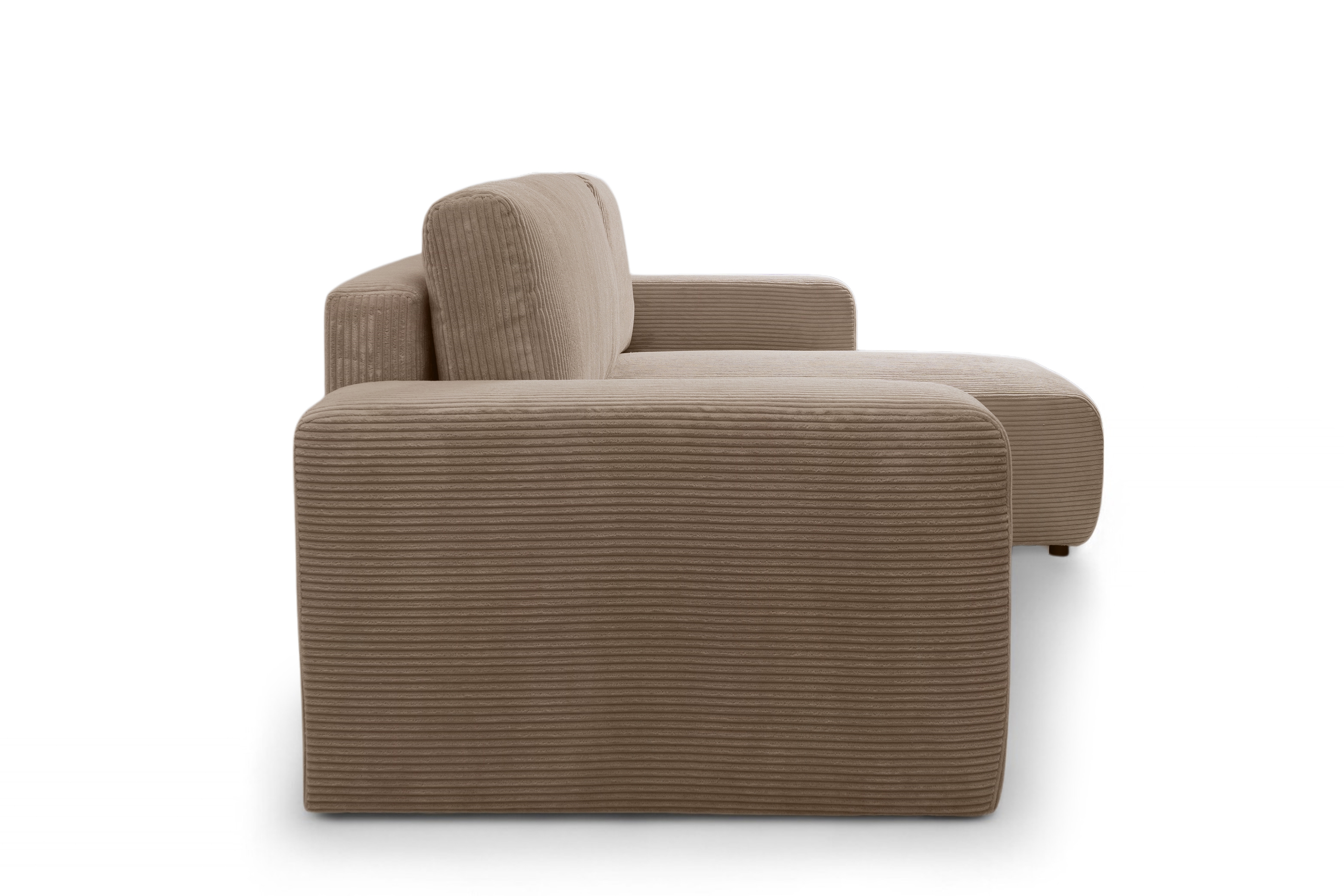 Rozkládací rohová sedací souprava Avia Mini - hnědá Lincoln 17 Rohová sedací souprava Avia Mini rozkládací uniwersalny prawo/levá - hnědá manšestr Lincoln 17