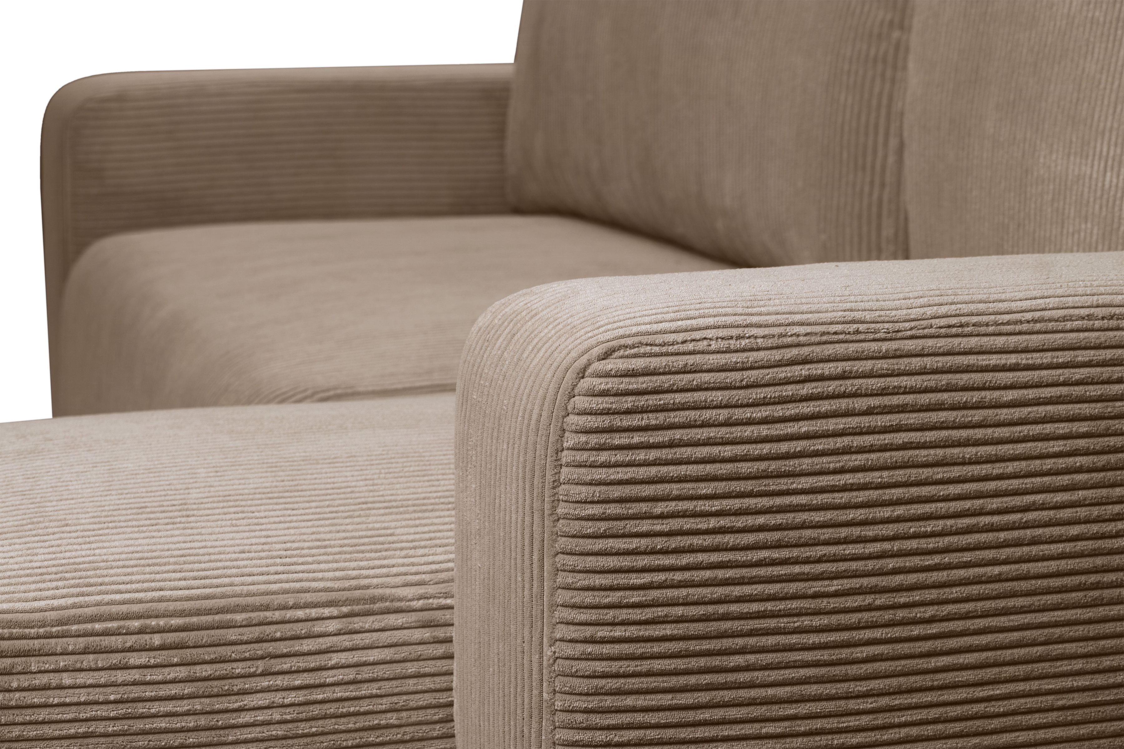 Rozkládací rohová sedací souprava Avia Mini - hnědá Lincoln 17 Rohová sedací souprava Avia Mini rozkládací uniwersalny prawo/levá - hnědá manšestr Lincoln 17