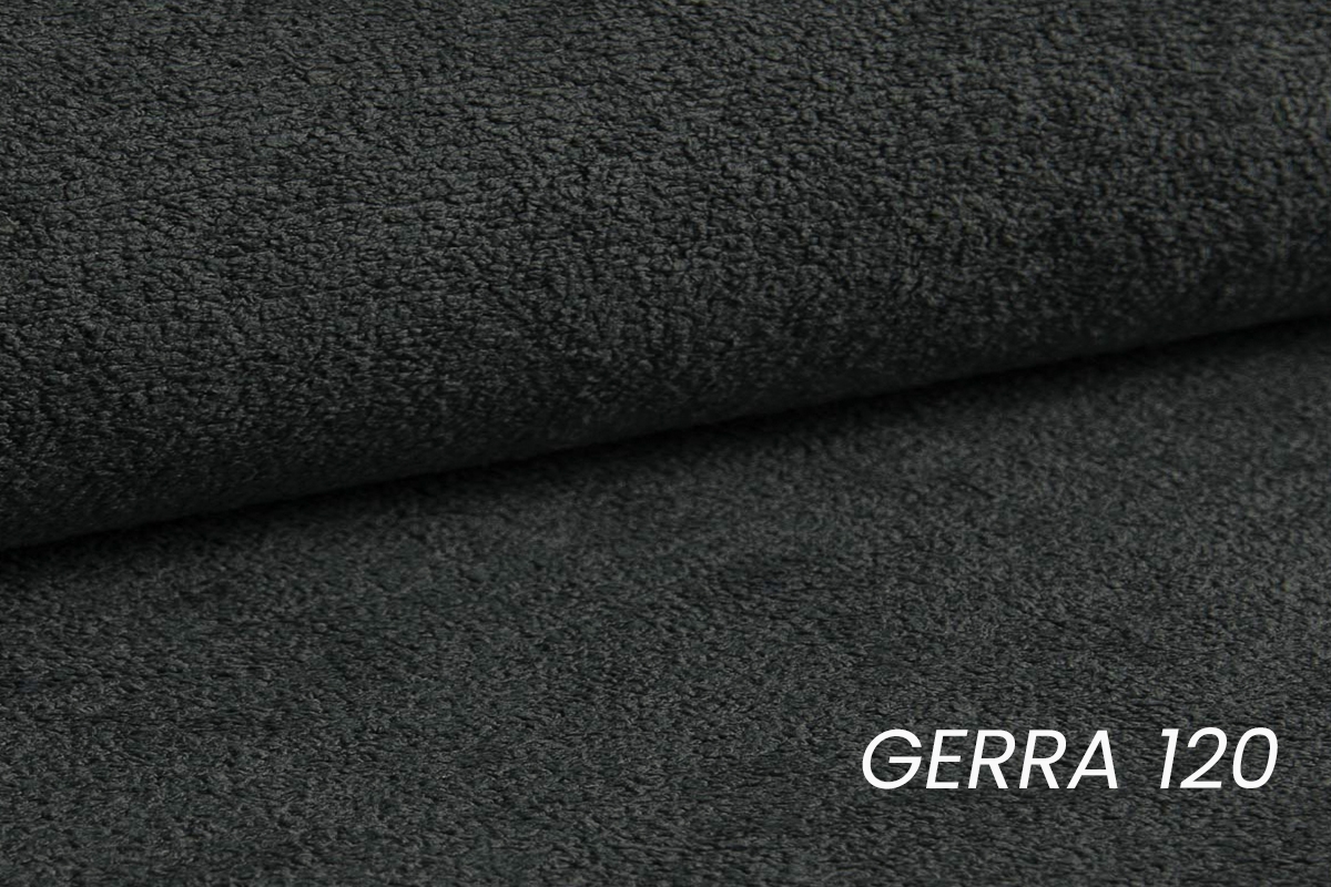 Rozkládací rohová sedací souprava Avia Mini - grafitová Gerra 120 Rohová sedací souprava Avia Mini rozkládací uniwersalny prawo/levá - grafitová boucle Gerra 120