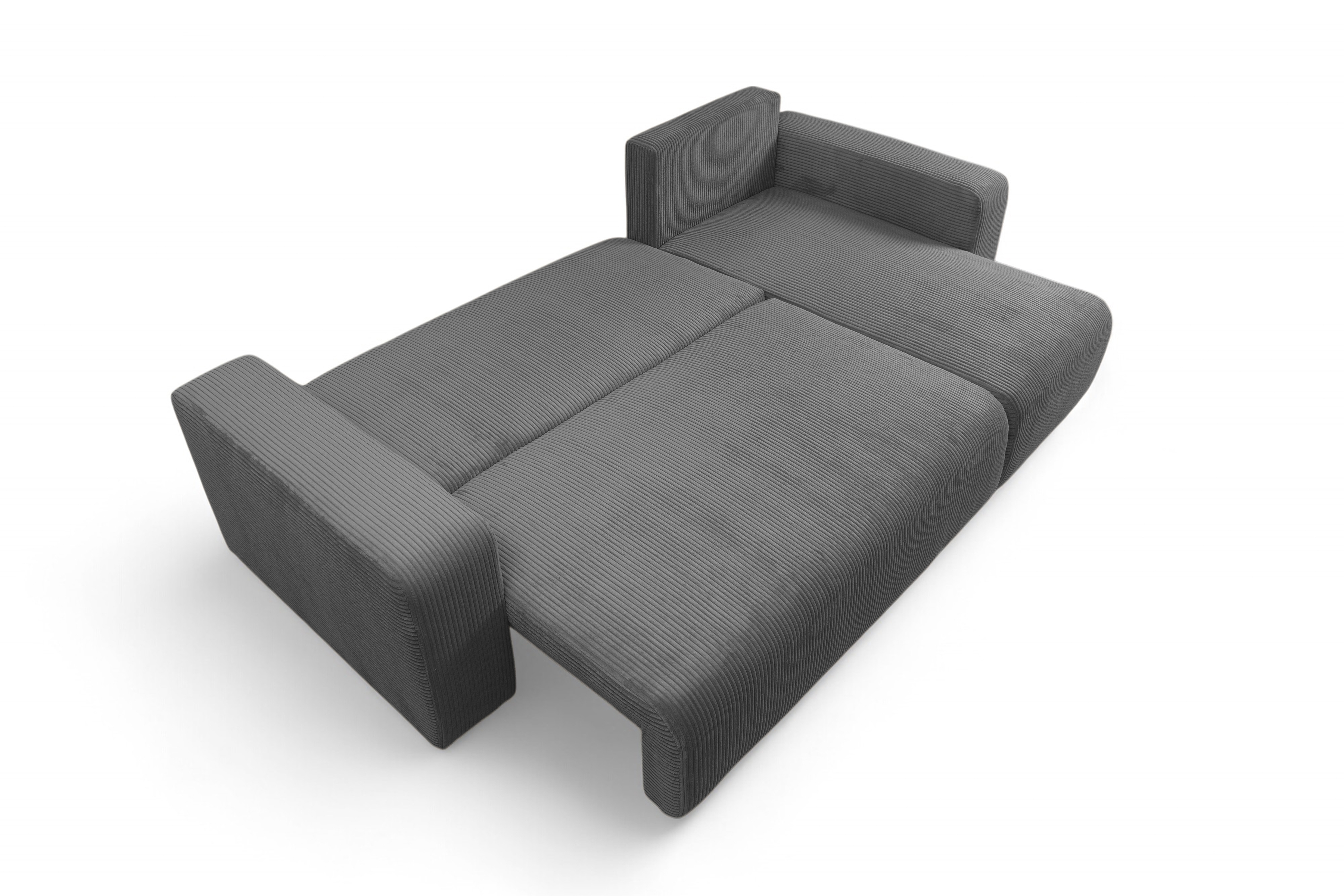 Rozkladacia rohová sedacia súprava Avia Mini univerzálna - grafitový menčester Lincoln 90 Rohová sedacia súprava Avia Mini s funkciou spánku uniwersalny prawo/Ľavá strana - Grafitový MENČESTER Lincoln 90