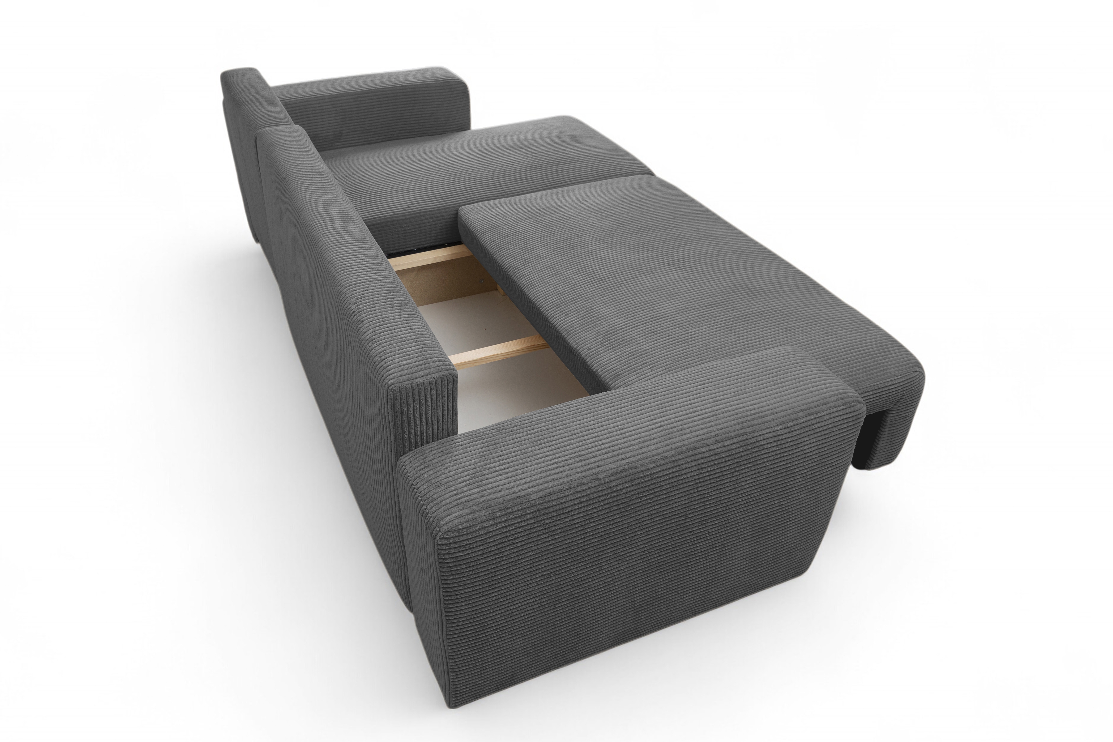 Rozkladacia rohová sedacia súprava Avia Mini univerzálna - grafitový menčester Lincoln 90 Rohová sedacia súprava Avia Mini s funkciou spánku uniwersalny prawo/Ľavá strana - Grafitový MENČESTER Lincoln 90