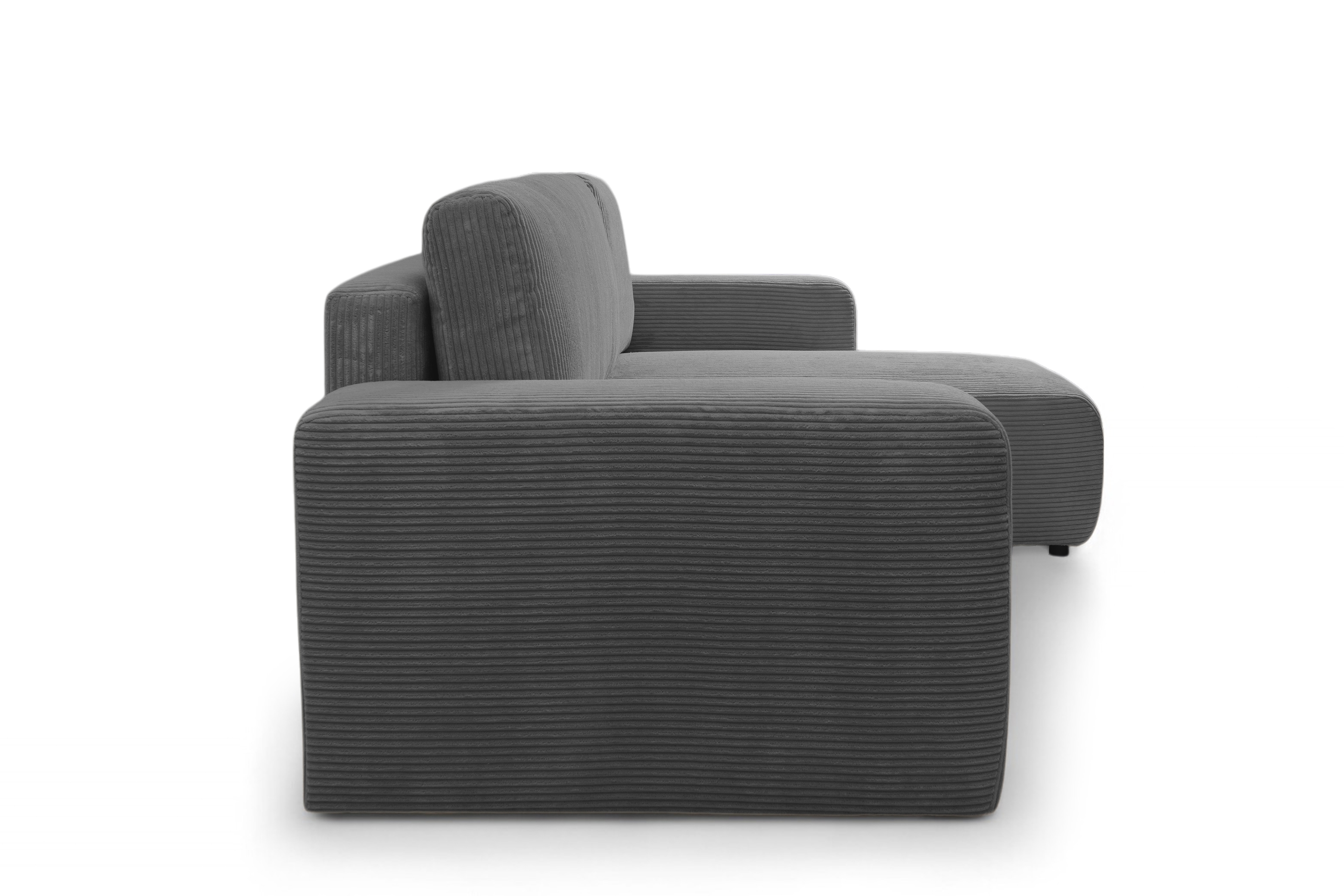 Rozkladacia rohová sedacia súprava Avia Mini univerzálna - grafitový menčester Lincoln 90 Rohová sedacia súprava Avia Mini s funkciou spánku uniwersalny prawo/Ľavá strana - Grafitový MENČESTER Lincoln 90