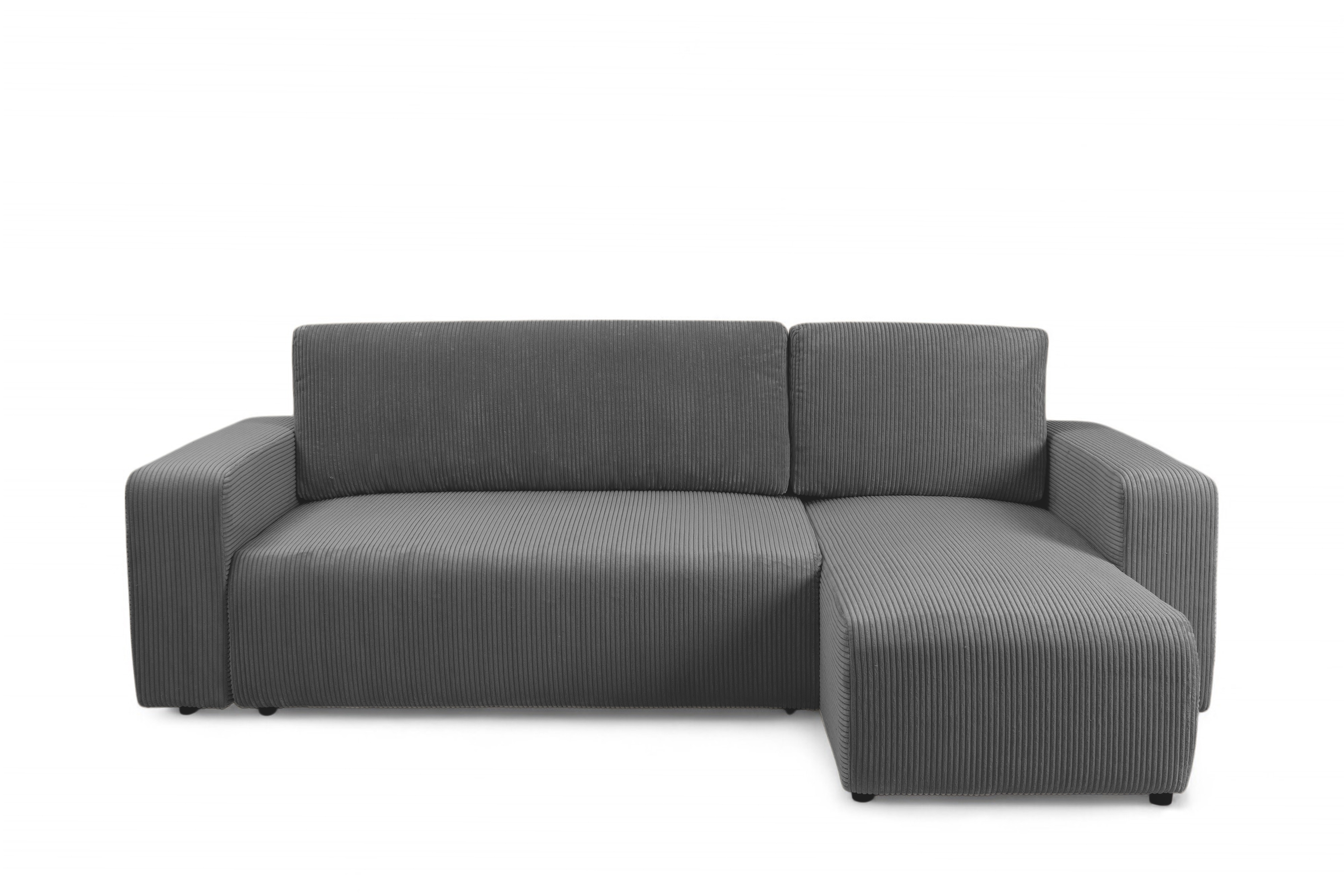 Rozkladacia rohová sedacia súprava Avia Mini univerzálna - grafitový menčester Lincoln 90 Rohová sedacia súprava Avia Mini s funkciou spánku uniwersalny prawo/Ľavá strana - Grafitový MENČESTER Lincoln 90