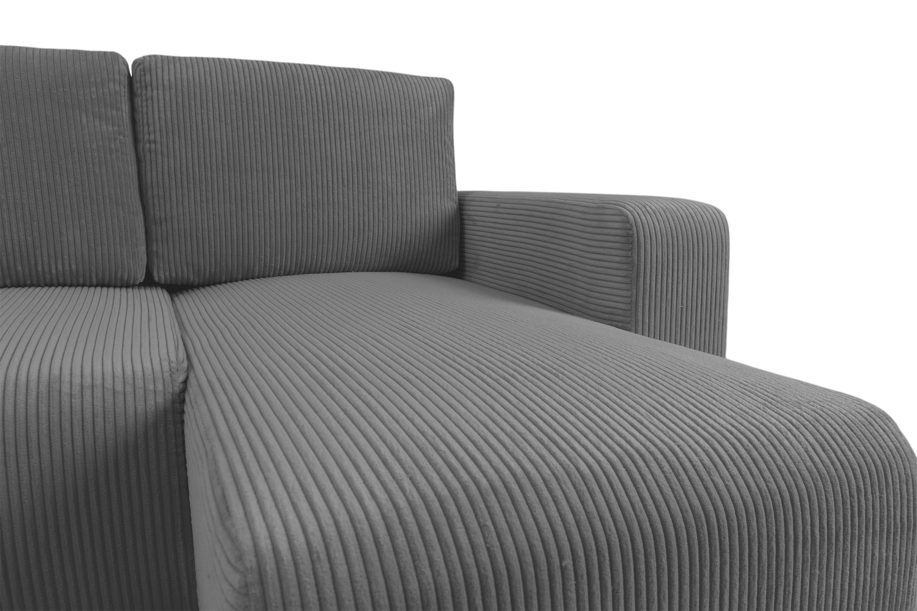 Rozkladacia rohová sedacia súprava Avia Mini univerzálna - grafitový menčester Lincoln 90 Rohová sedacia súprava Avia Mini s funkciou spánku uniwersalny prawo/Ľavá strana - Grafitový MENČESTER Lincoln 90