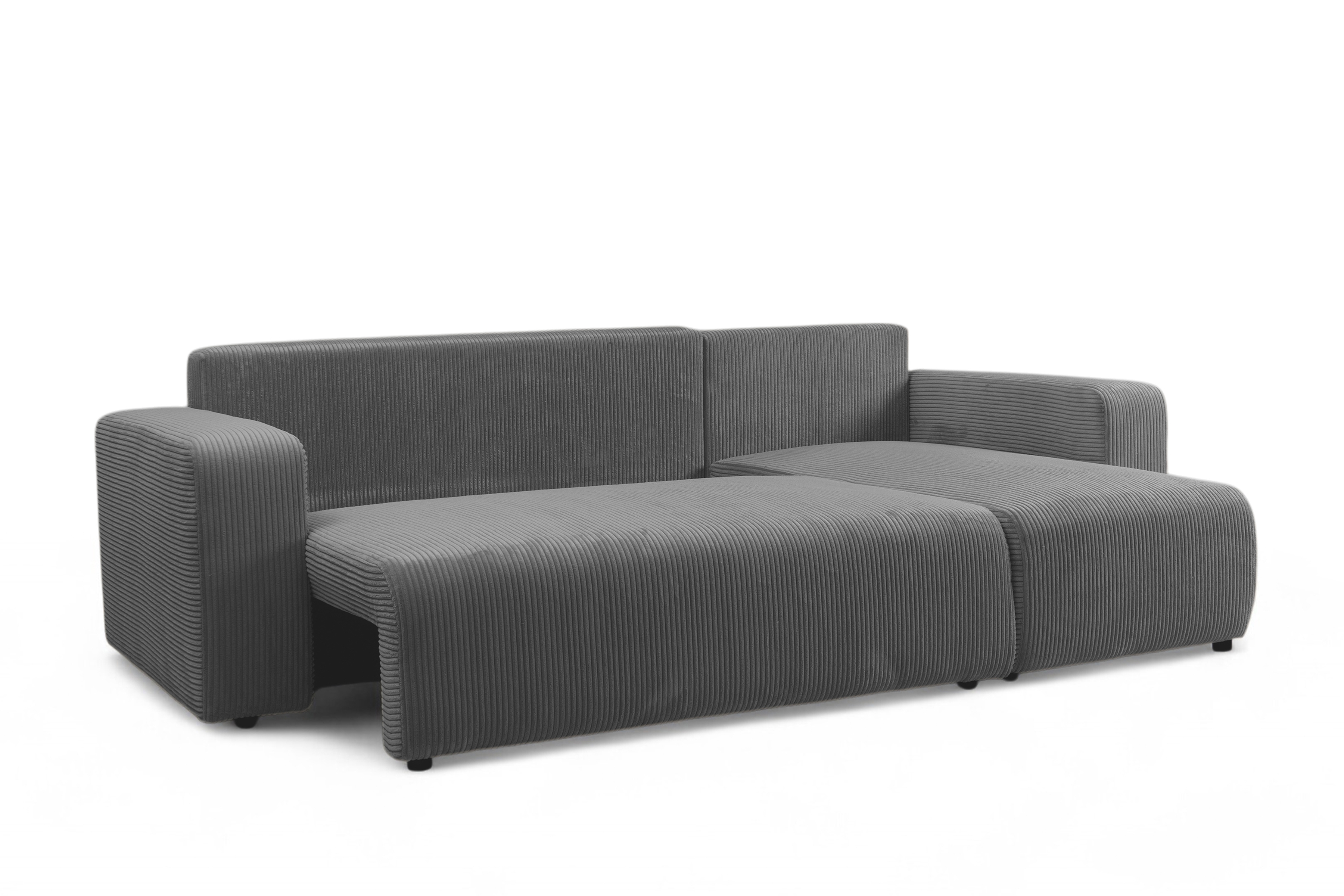 Rozkladacia rohová sedacia súprava Avia Mini univerzálna - grafitový menčester Lincoln 90 Rohová sedacia súprava Avia Mini s funkciou spánku uniwersalny prawo/Ľavá strana - Grafitový MENČESTER Lincoln 90