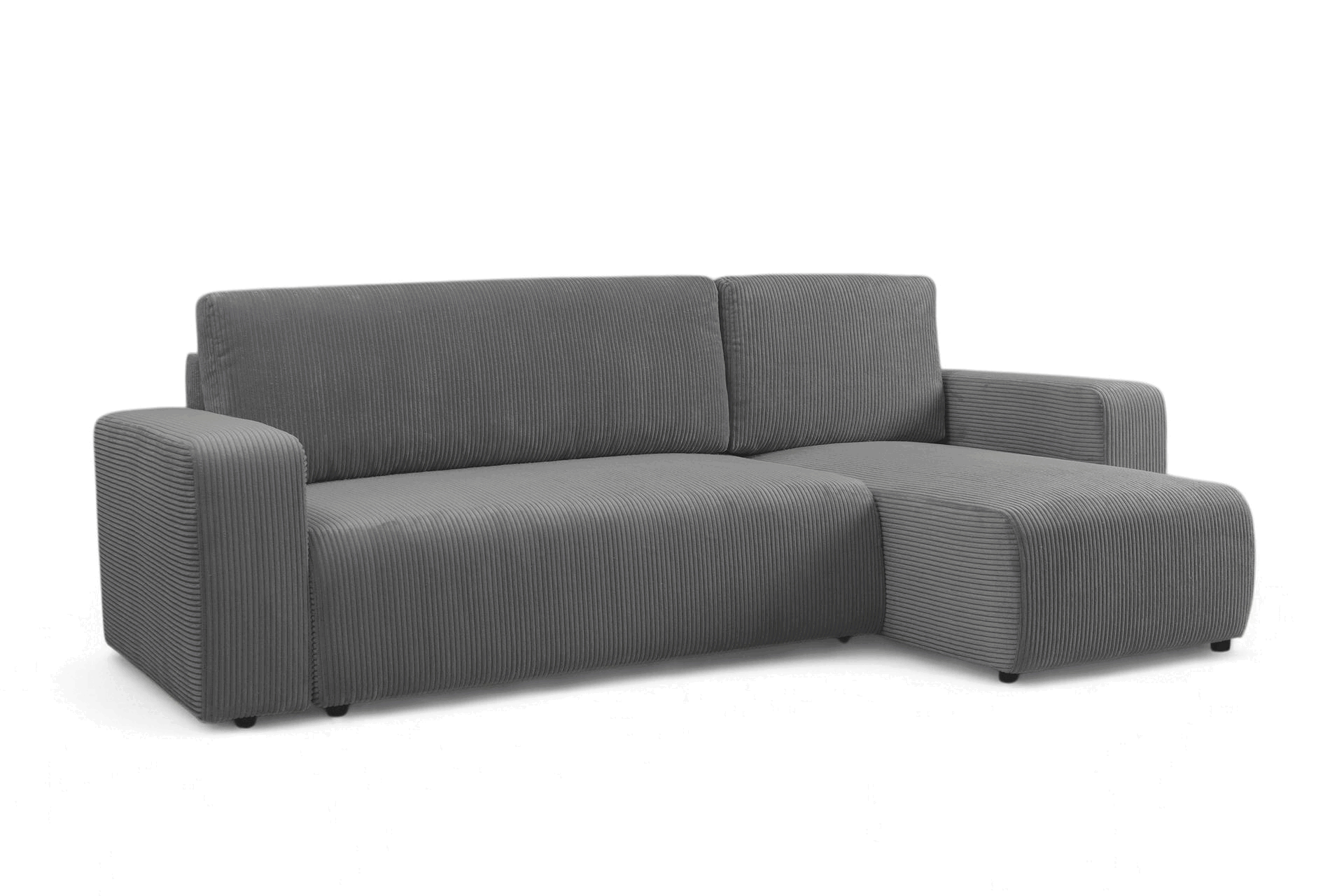 Rozkladacia rohová sedacia súprava Avia Mini univerzálna - grafitový menčester Lincoln 90 Rohová sedacia súprava Avia Mini s funkciou spánku uniwersalny prawo/Ľavá strana - Grafitový MENČESTER Lincoln 90