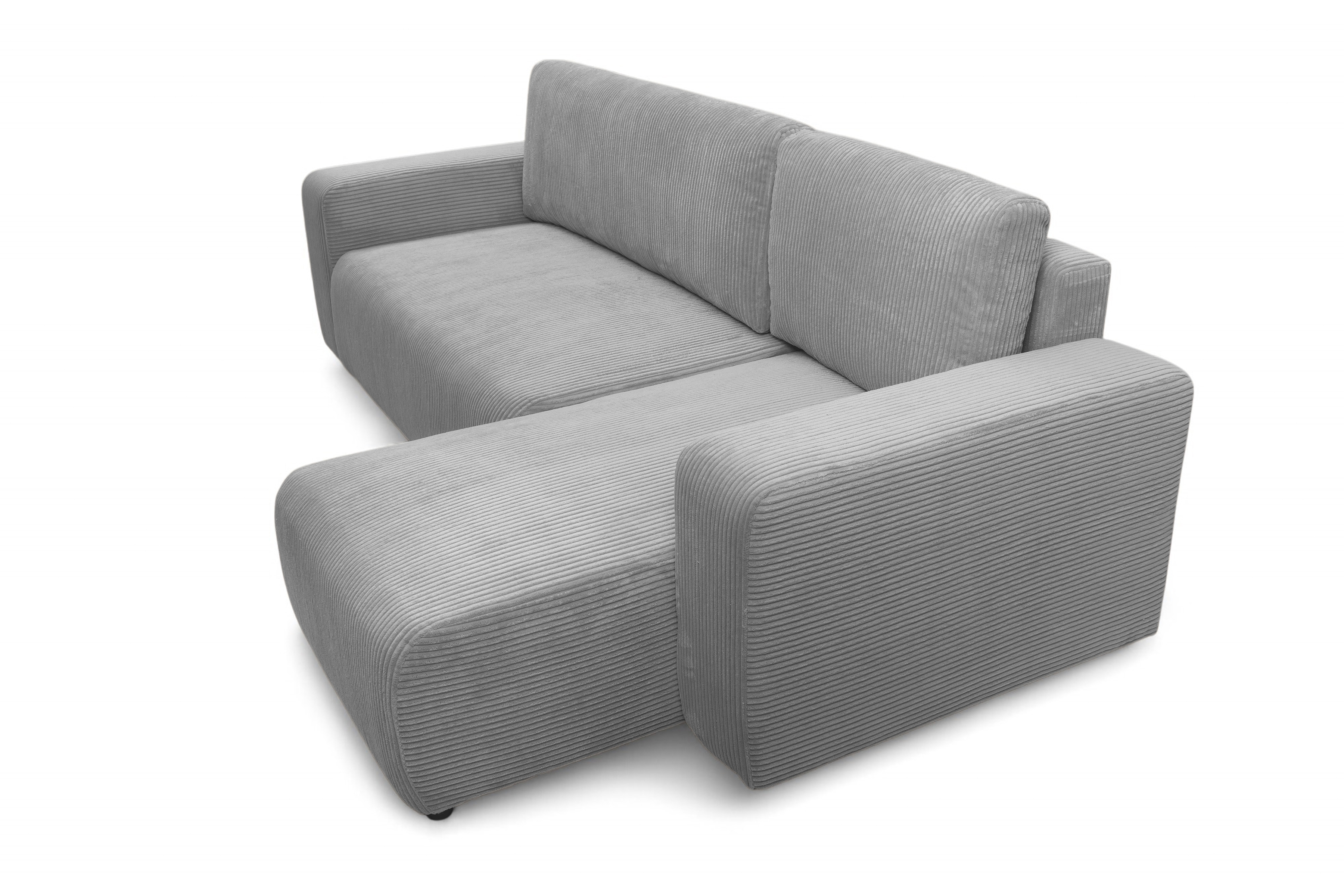 Rozkladacia rohová sedacia súprava Avia Mini univerzálna - sivý menčester Lincoln 86 Rohová sedacia súprava Avia Mini s funkciou spánku uniwersalny prawo/Ľavá strana - šedý MENČESTER Lincoln 86