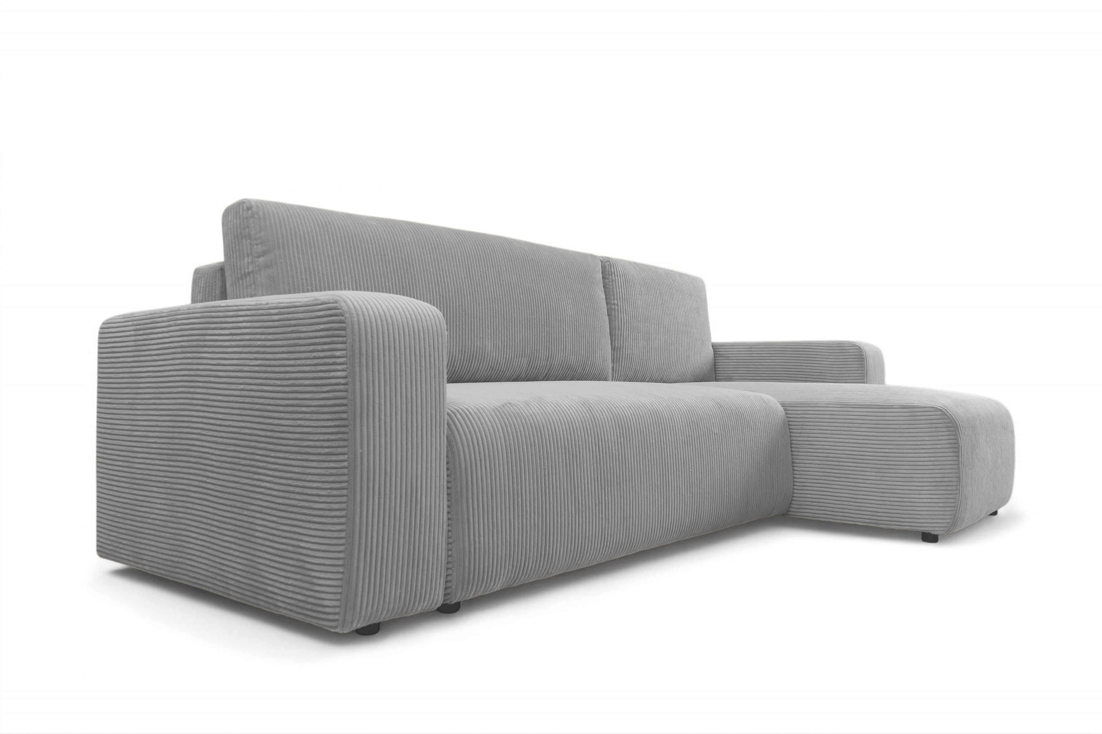 Rozkladacia rohová sedacia súprava Avia Mini univerzálna - sivý menčester Lincoln 86 Rohová sedacia súprava Avia Mini s funkciou spánku uniwersalny prawo/Ľavá strana - šedý MENČESTER Lincoln 86