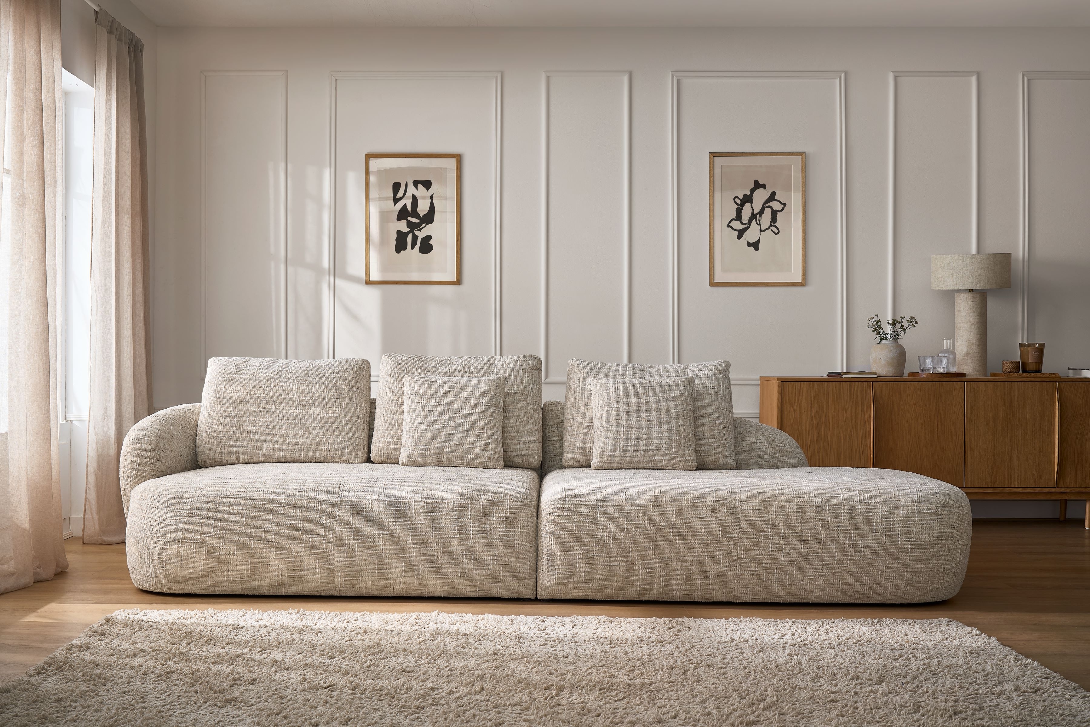 Rohová sedací souprava Finezal OTOP+2L do obývacího pokoje Rohová sedací souprava pro obývacího pokoje Finezal 2L+OTOP