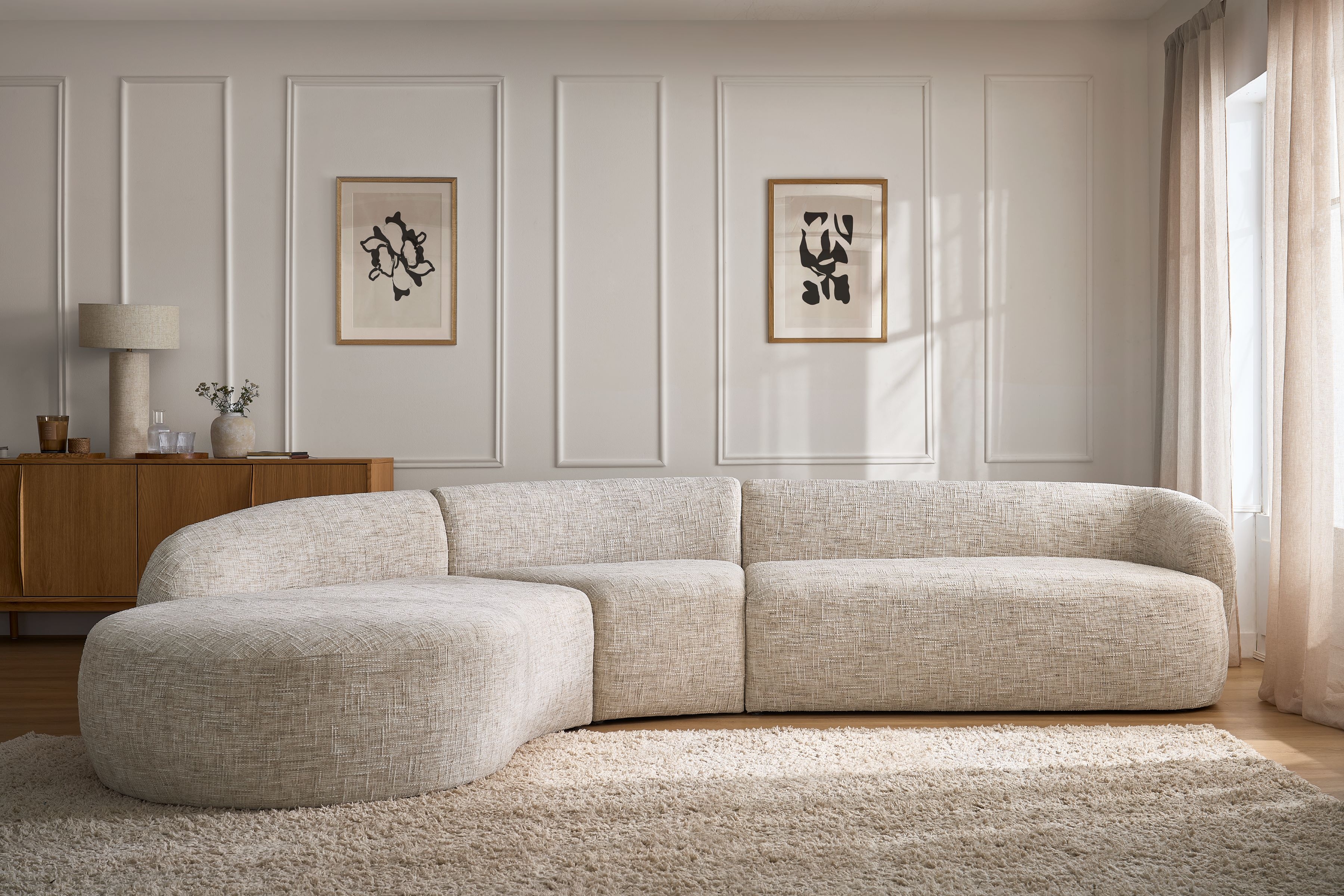 Rohová sedací souprava Finezal 2P+C+OTL do obývacího pokoje Rohová sedací souprava pro obývacího pokoje Finezal OTL+C+2P